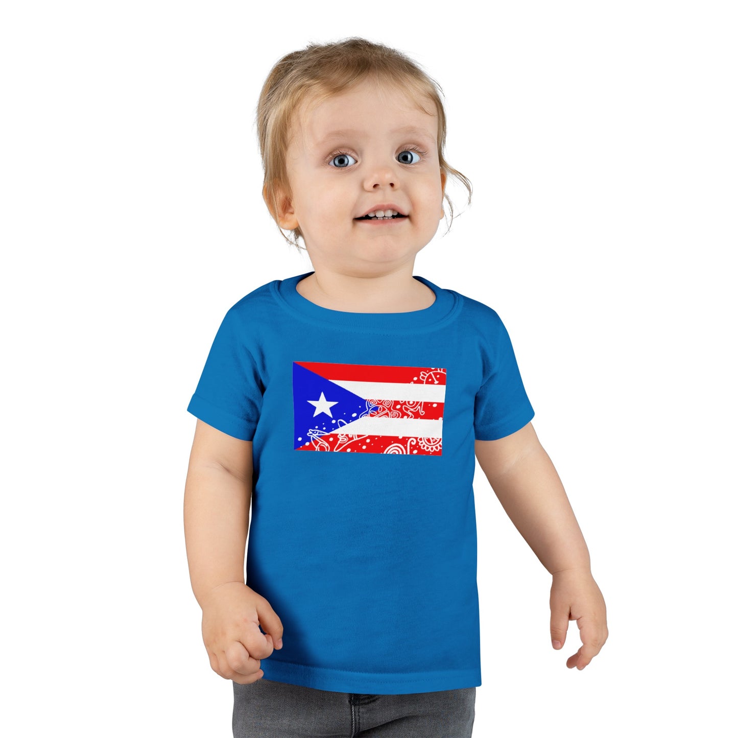 Puerto Rican Flag w/Taino Symbols, Toddler T-shirt