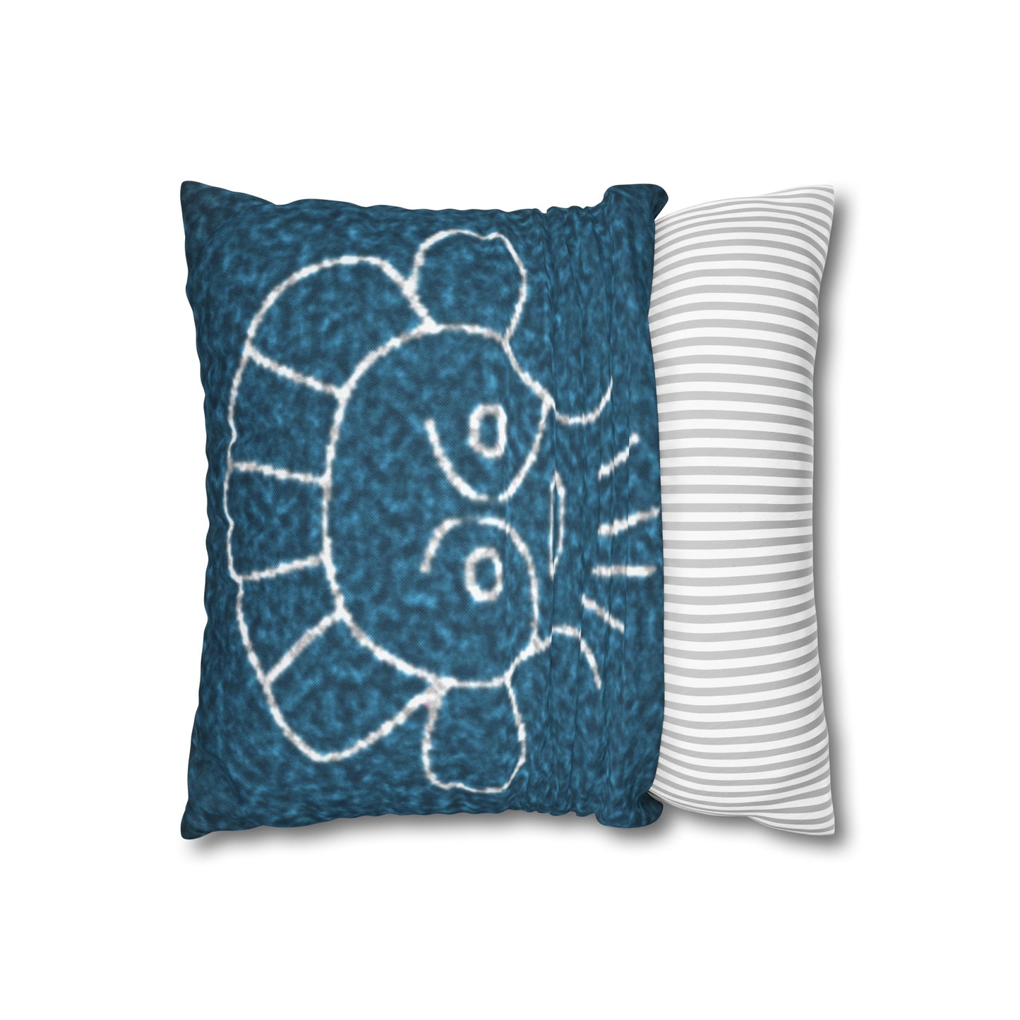 Taino Symbols 2 pillow cover, Spun Polyester Square Pillowcase