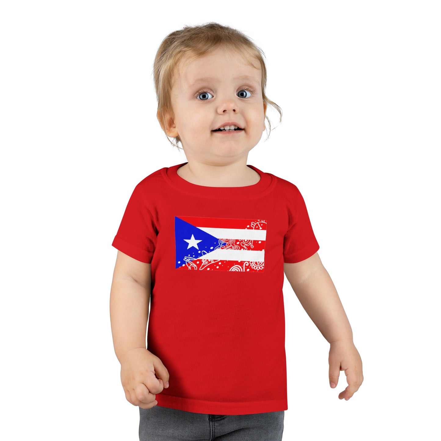 Puerto Rican Flag w/Taino Symbols, Toddler T-shirt