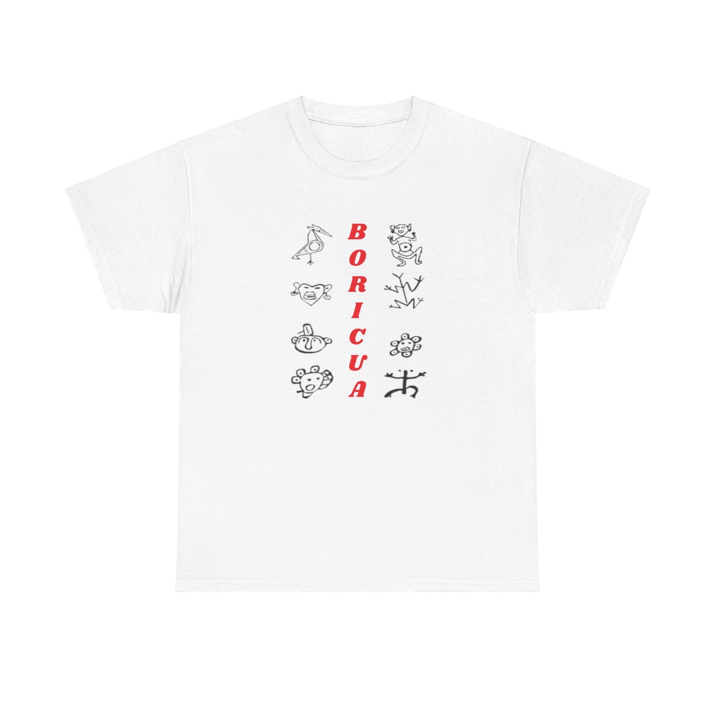 Taino Symbols Boricua, Unisex Heavy Cotton Tee