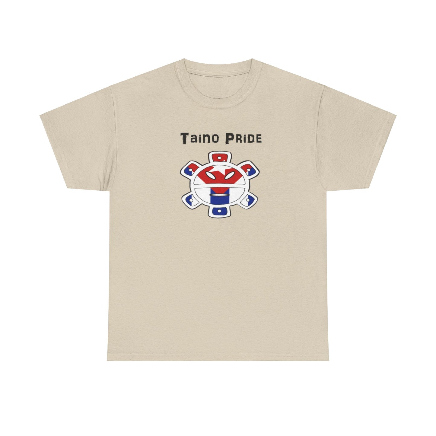 Cuban Flag Taino Pride, Unisex Heavy Cotton Tee