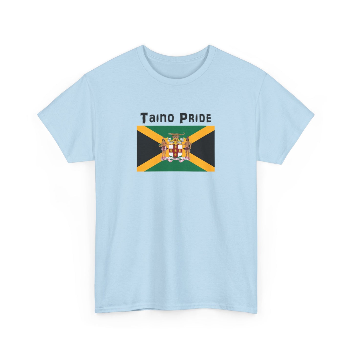 Jamaican Flag Taino Pride, Unisex Heavy Cotton Tee
