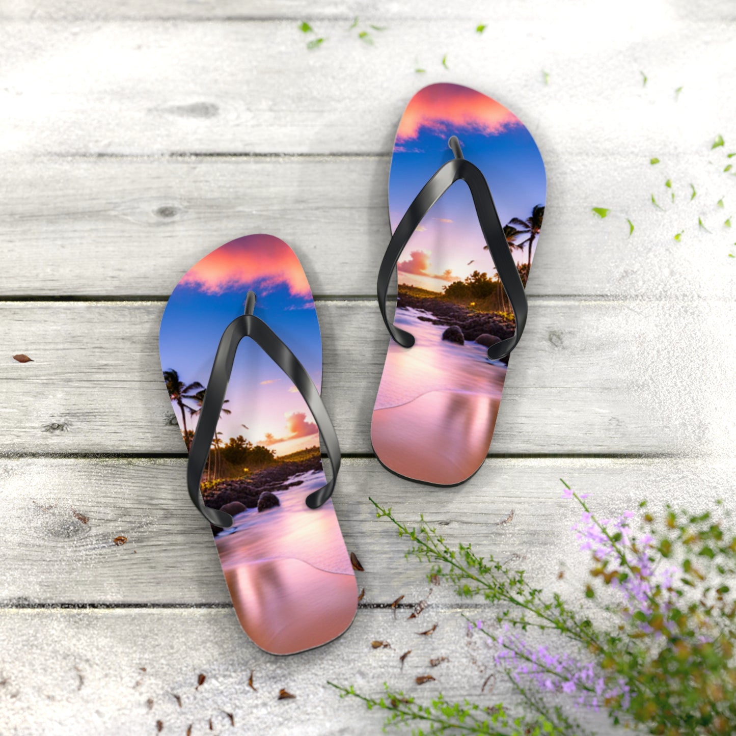 Beach Scene, Flip Flops