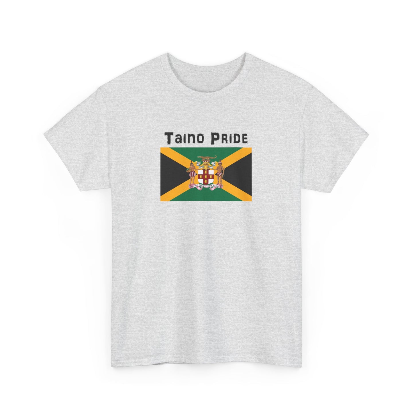 Jamaican Flag Taino Pride, Unisex Heavy Cotton Tee