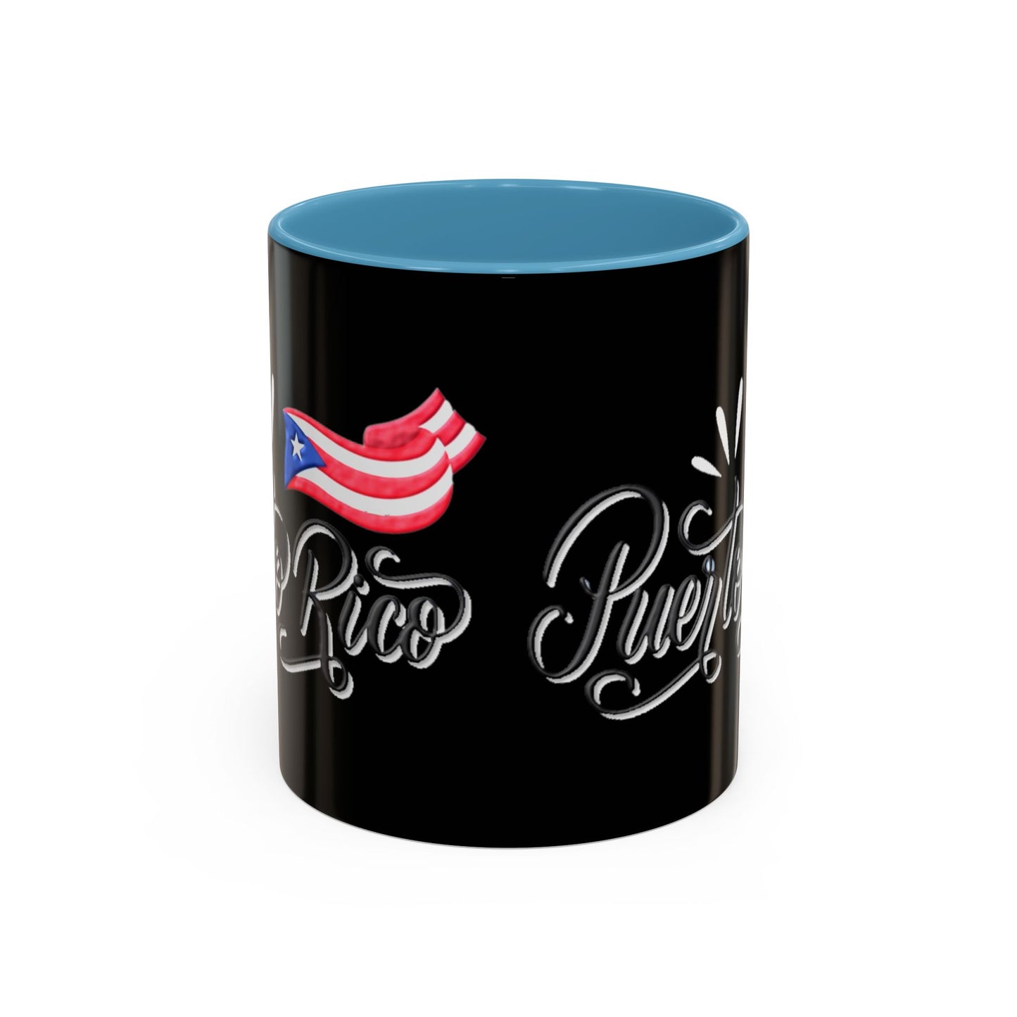 Puerto Rico, Colorful Accent Mugs, 11oz