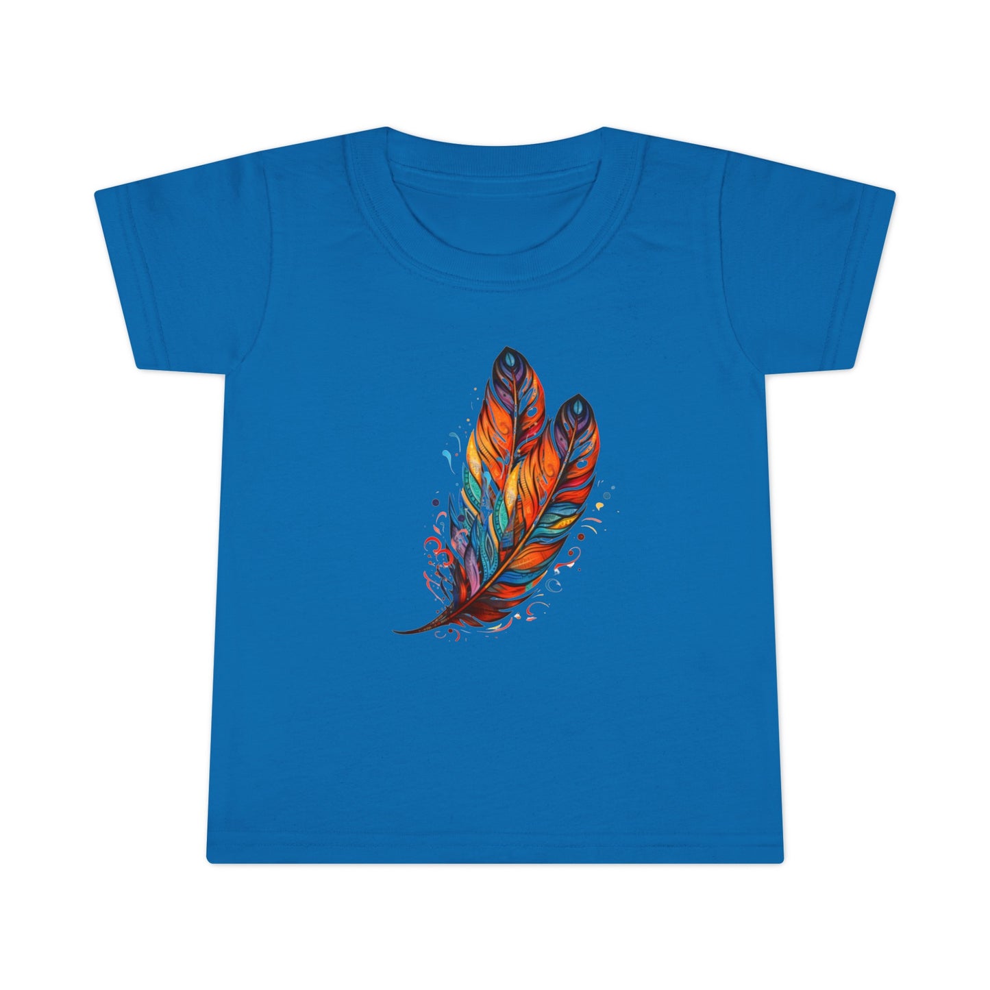 Colored Feathers, Toddler T-shirt