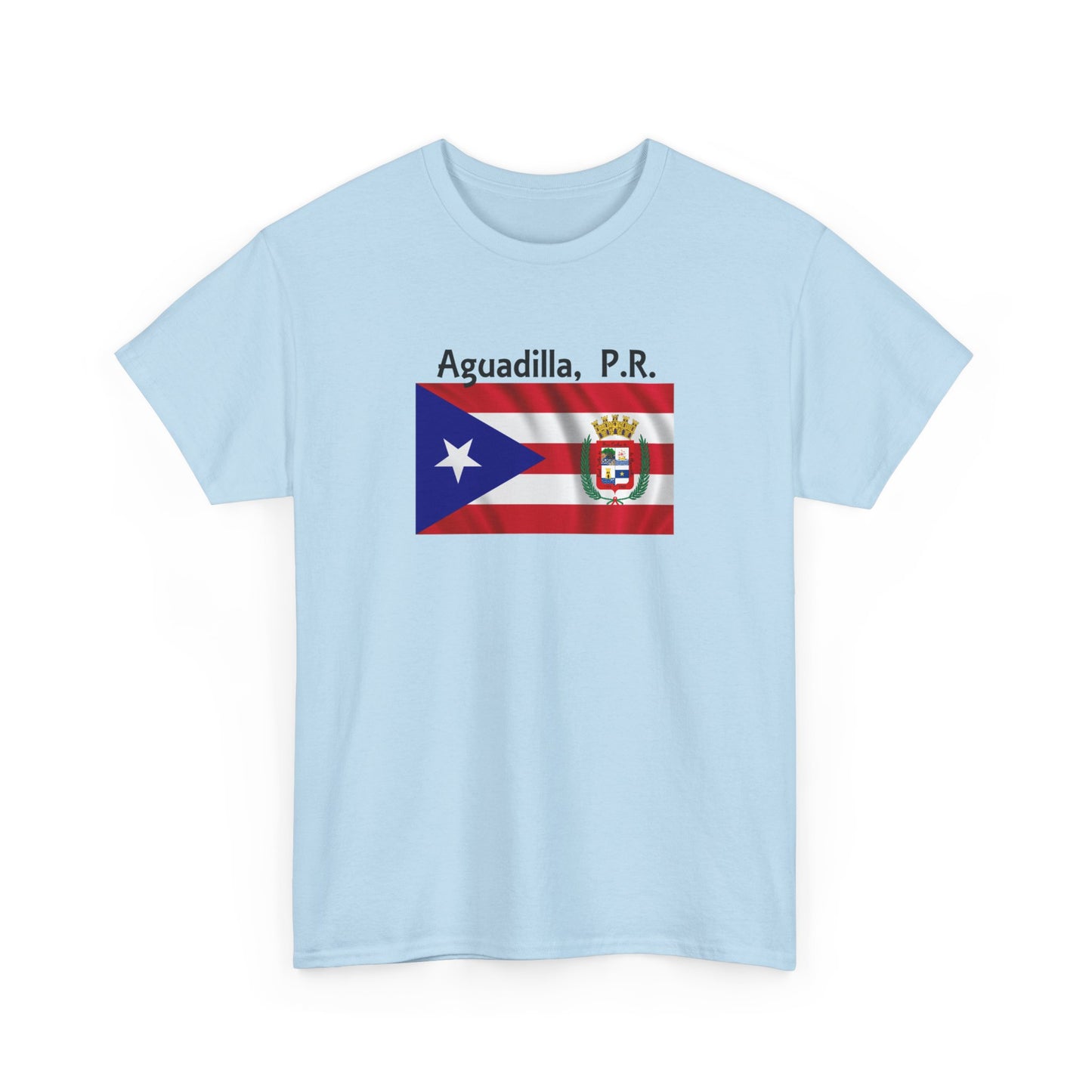 Aguadilla, Puerto Rico, Unisex Heavy Cotton Tee
