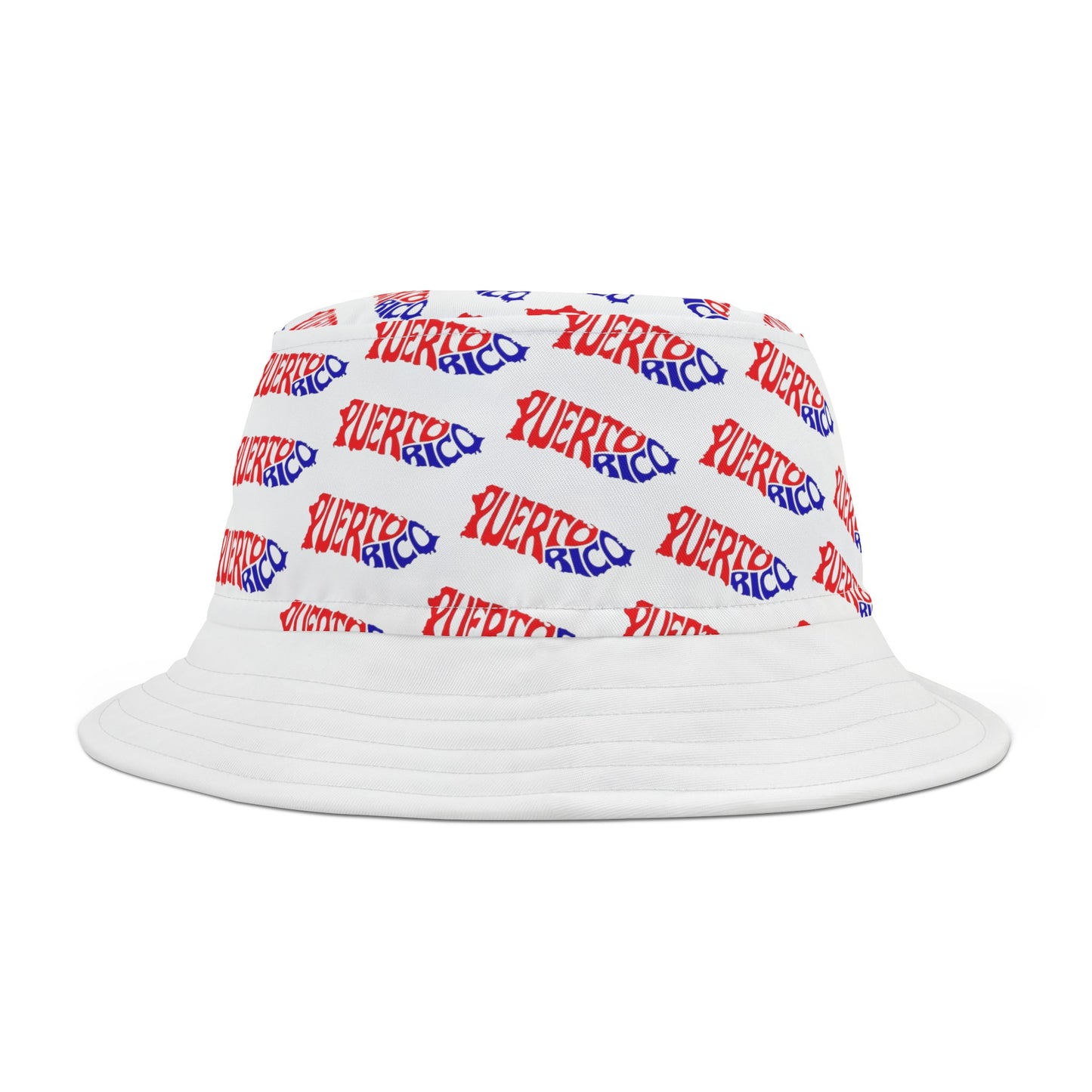 Puerto Rico Map, Bucket Hat (AOP)