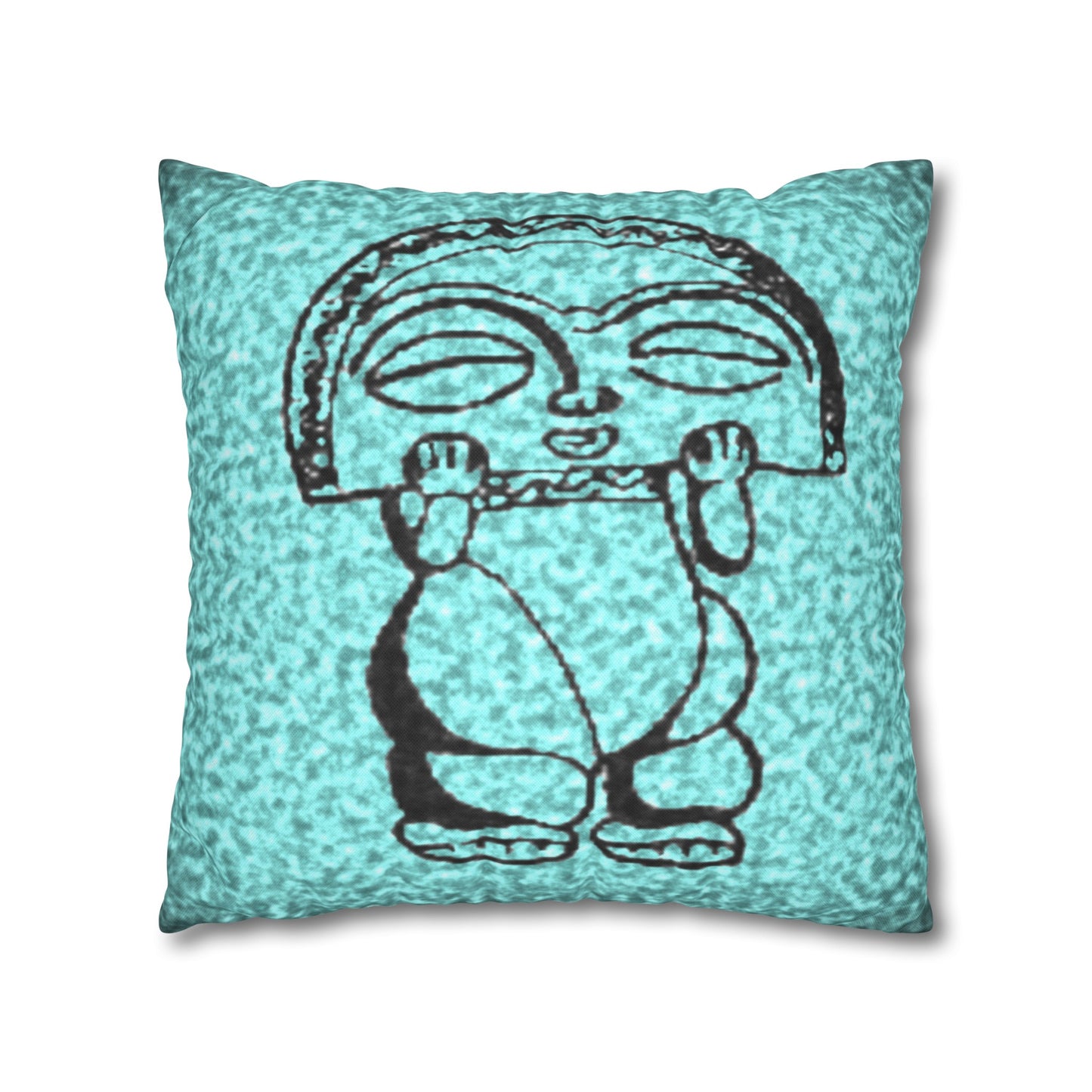 Taino Symbols 2 pillow cover, Spun Polyester Square Pillowcase