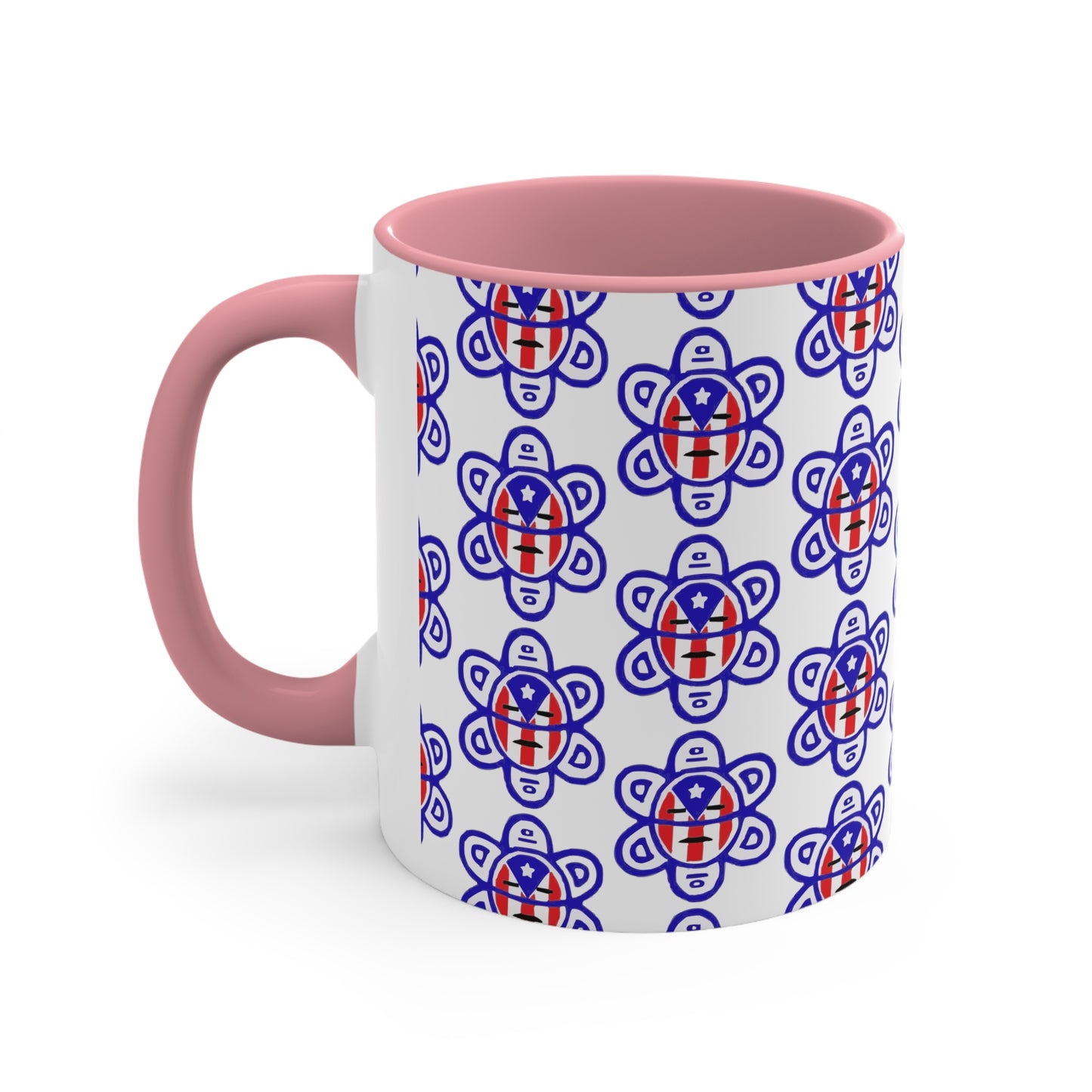 P.R. Flag Sun, Accent Coffee Mug, 11oz