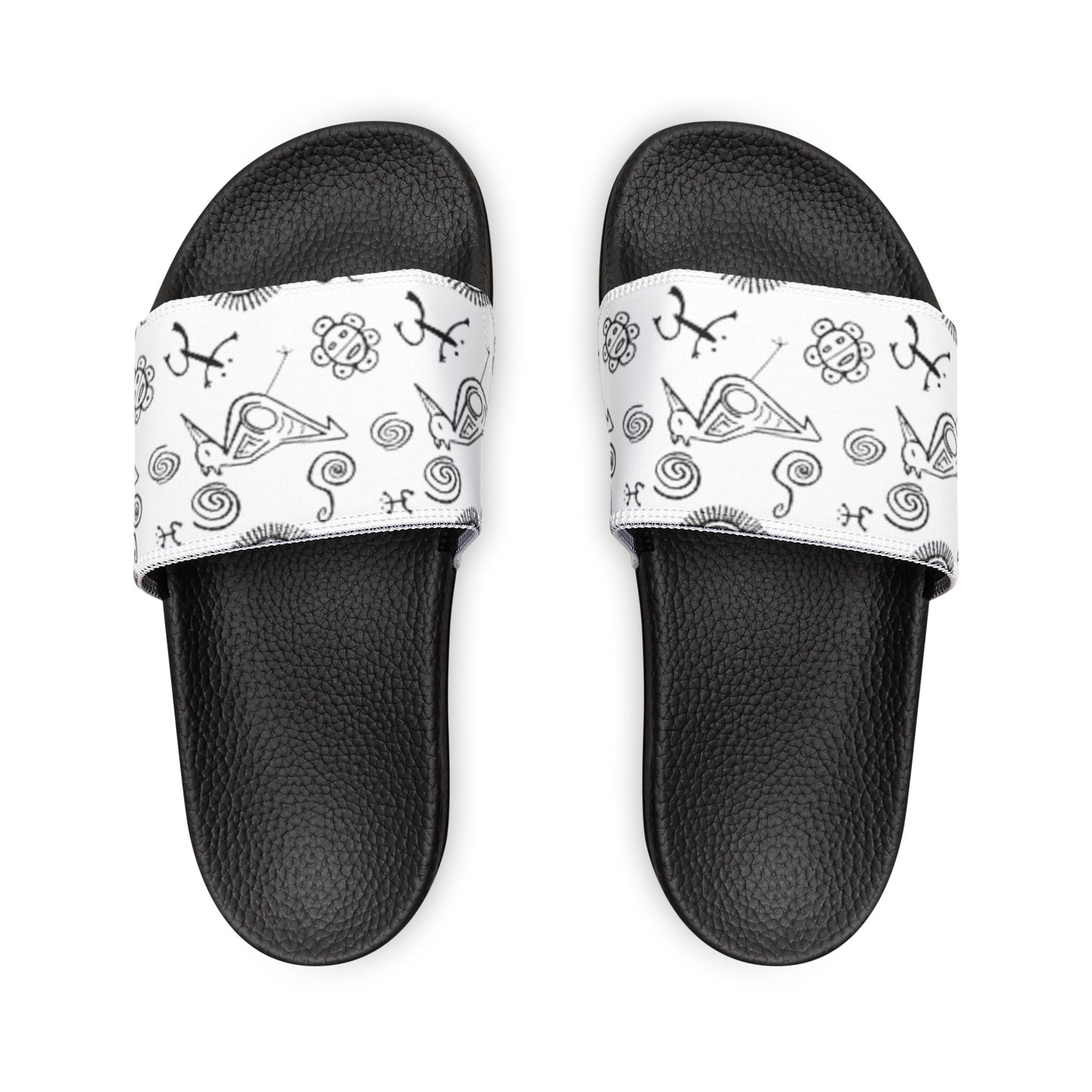 Taino Symbols 3, Men's PU Slide Sandals