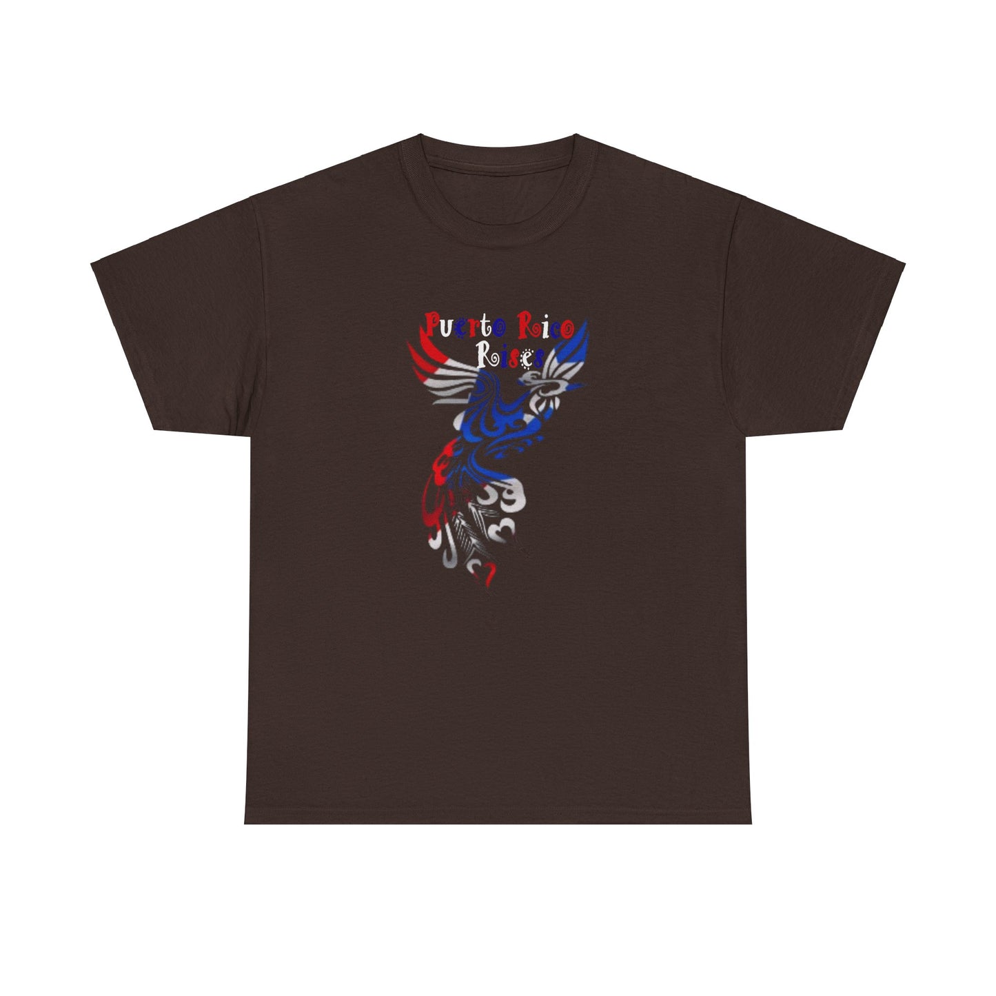 Puerto Rico Rises Phoenix, Unisex Heavy Cotton Tee