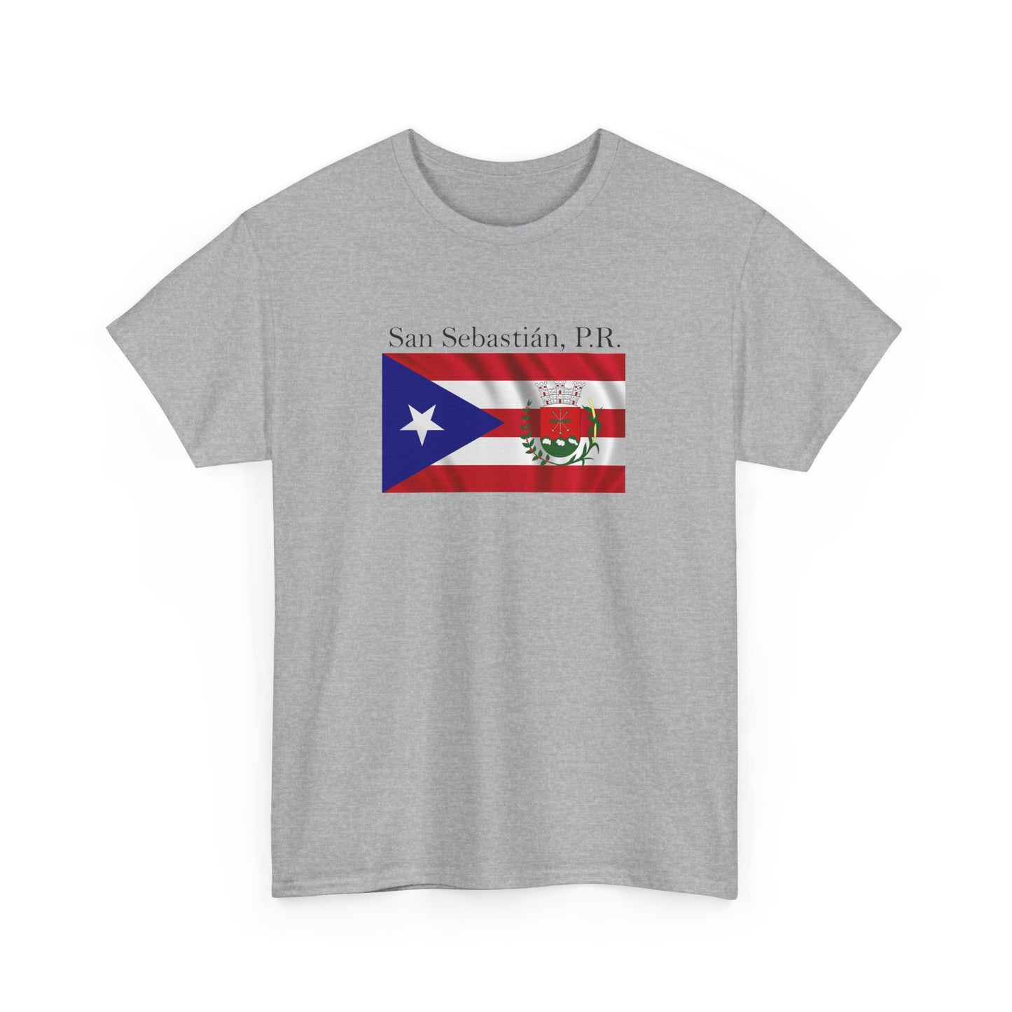 San Sebastian, P.R., Unisex Heavy Cotton Tee