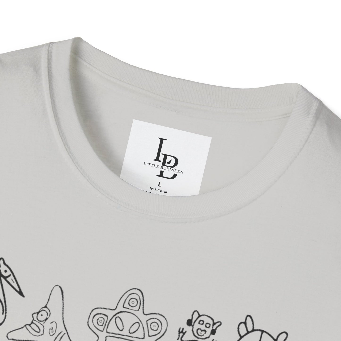 Taino Symbols 5, Unisex Softstyle T-Shirt