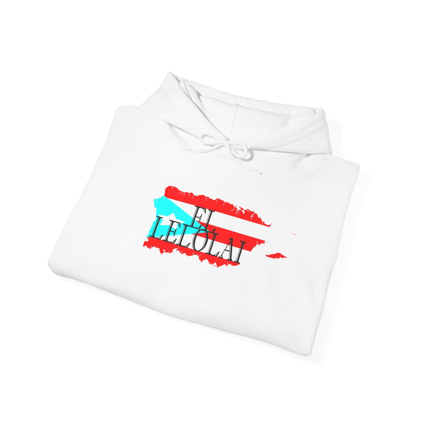 EL LELOLAI PR MAP Unisex Hoodie, Cozy Sweatshirt, Casual Wear, Gifts for Adventures, Pride Apparel, Comfortable Streetwear
