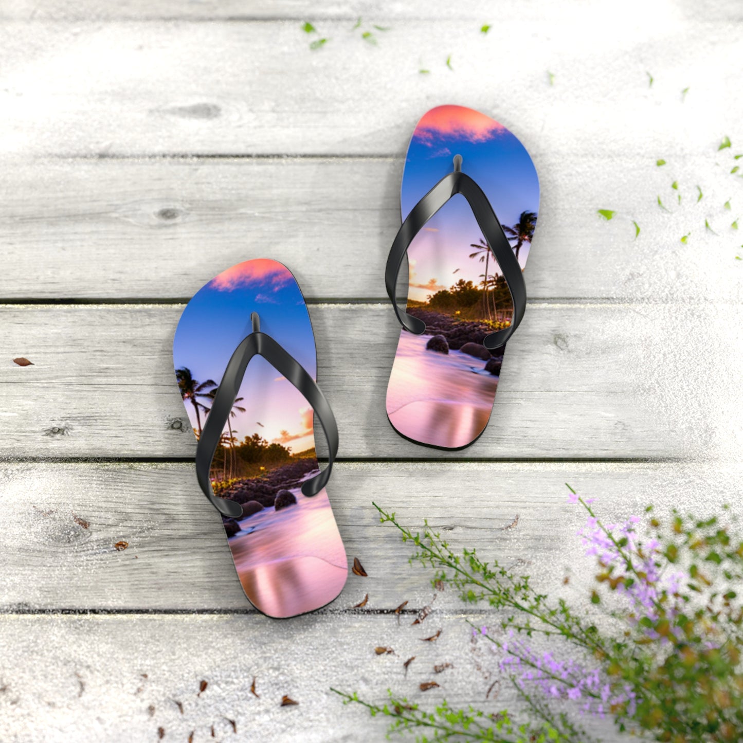 Beach Scene, Flip Flops