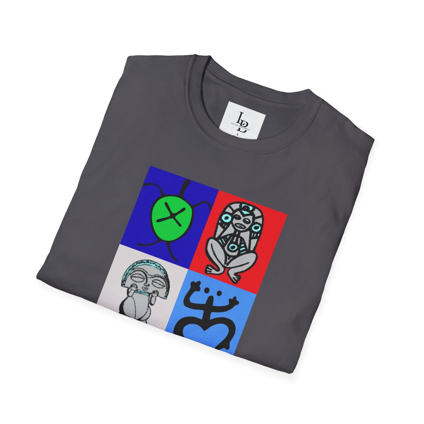Four Taino Symbols, Unisex Softstyle T-Shirt