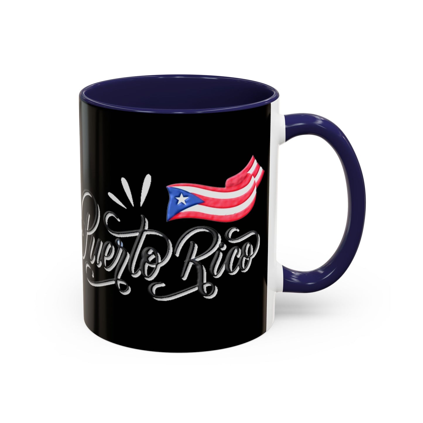 Puerto Rico, Colorful Accent Mugs, 11oz