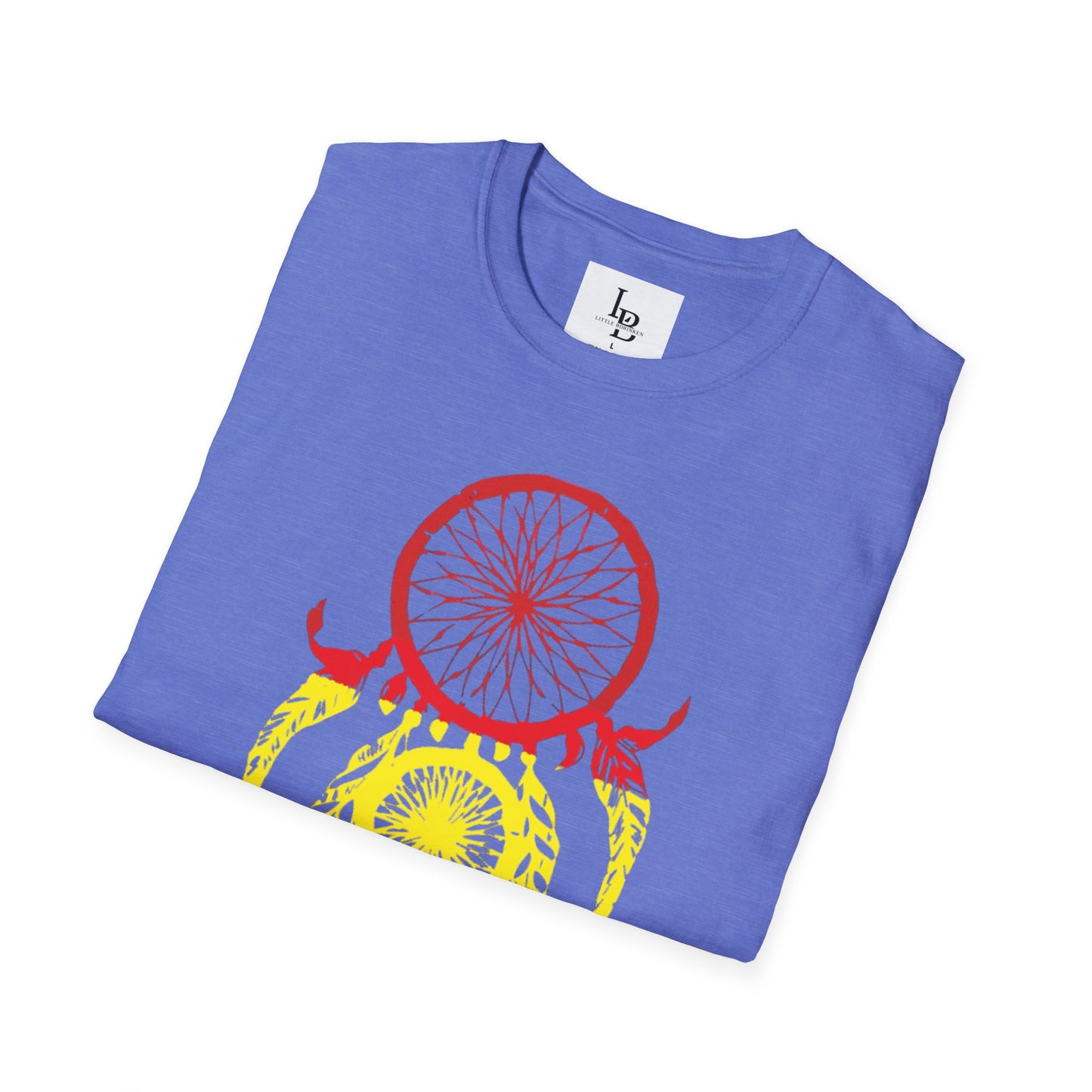 Dream Catcher - Taino Flag colors, Unisex Softstyle T-Shirt