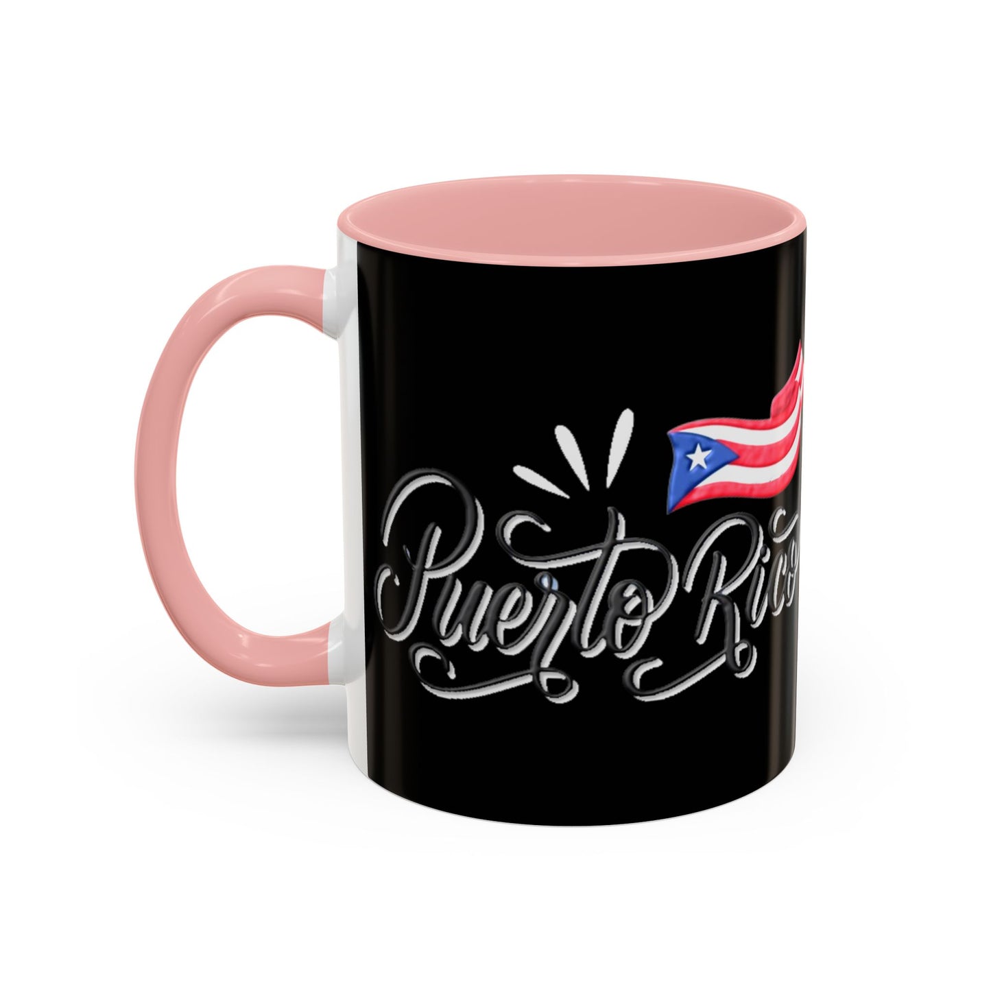 Puerto Rico, Colorful Accent Mugs, 11oz