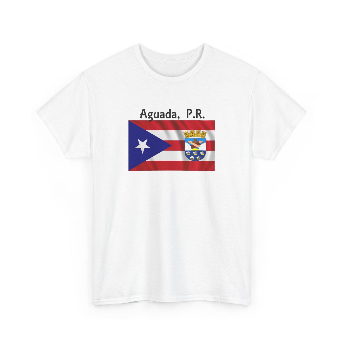 Aguada, Puerto Rico, Unisex Heavy Cotton Tee