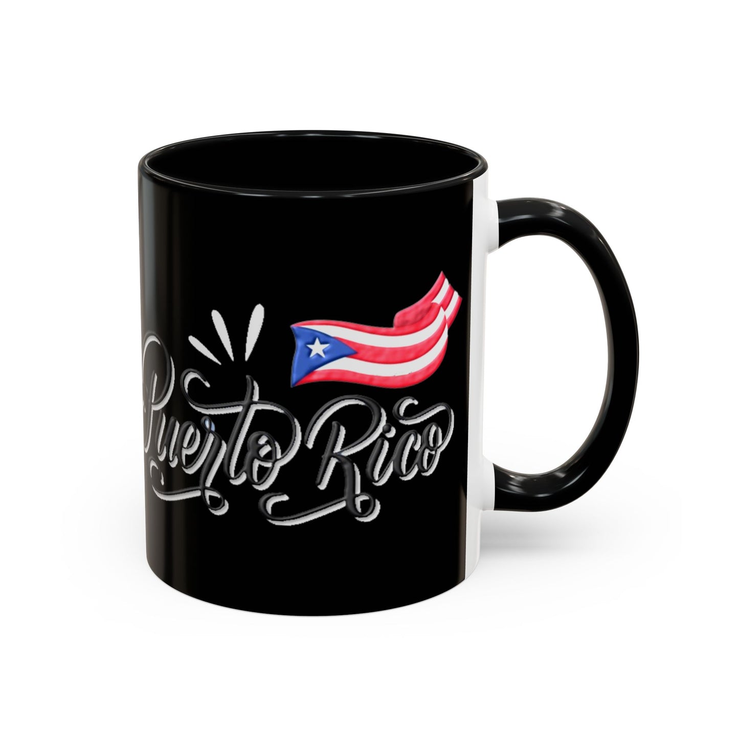 Puerto Rico, Colorful Accent Mugs, 11oz