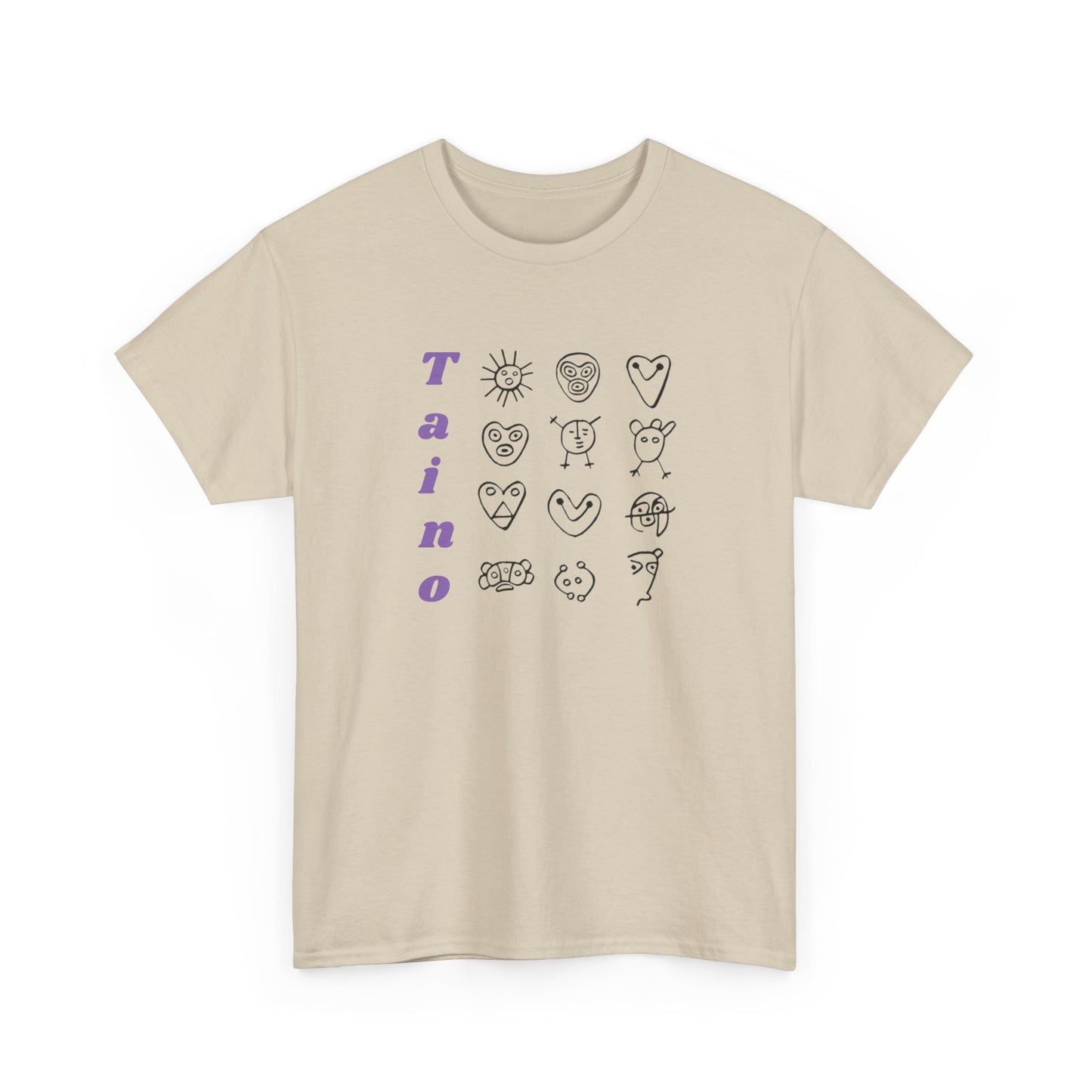 Taino Symbols, Unisex Heavy Cotton Tee