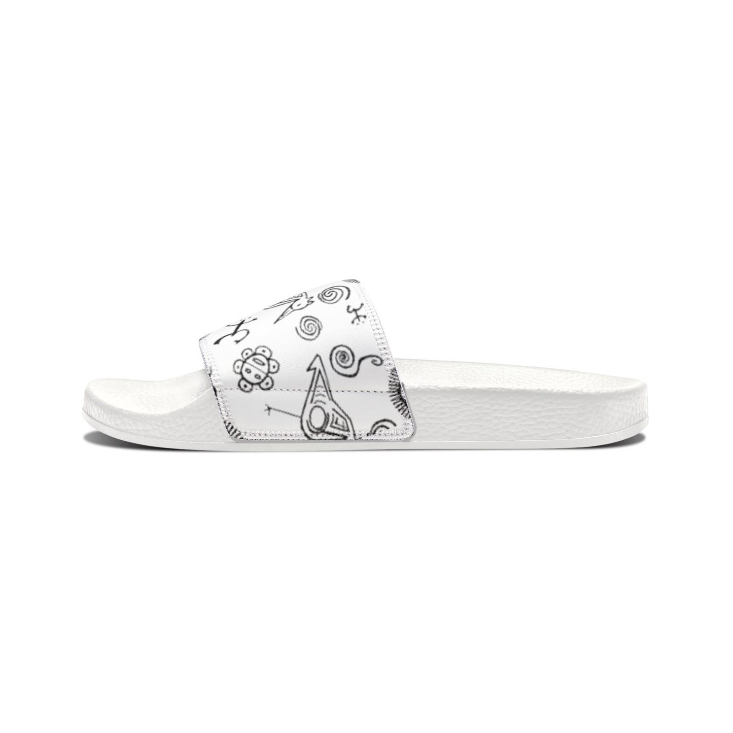 Taino Symbols 3, Men's PU Slide Sandals