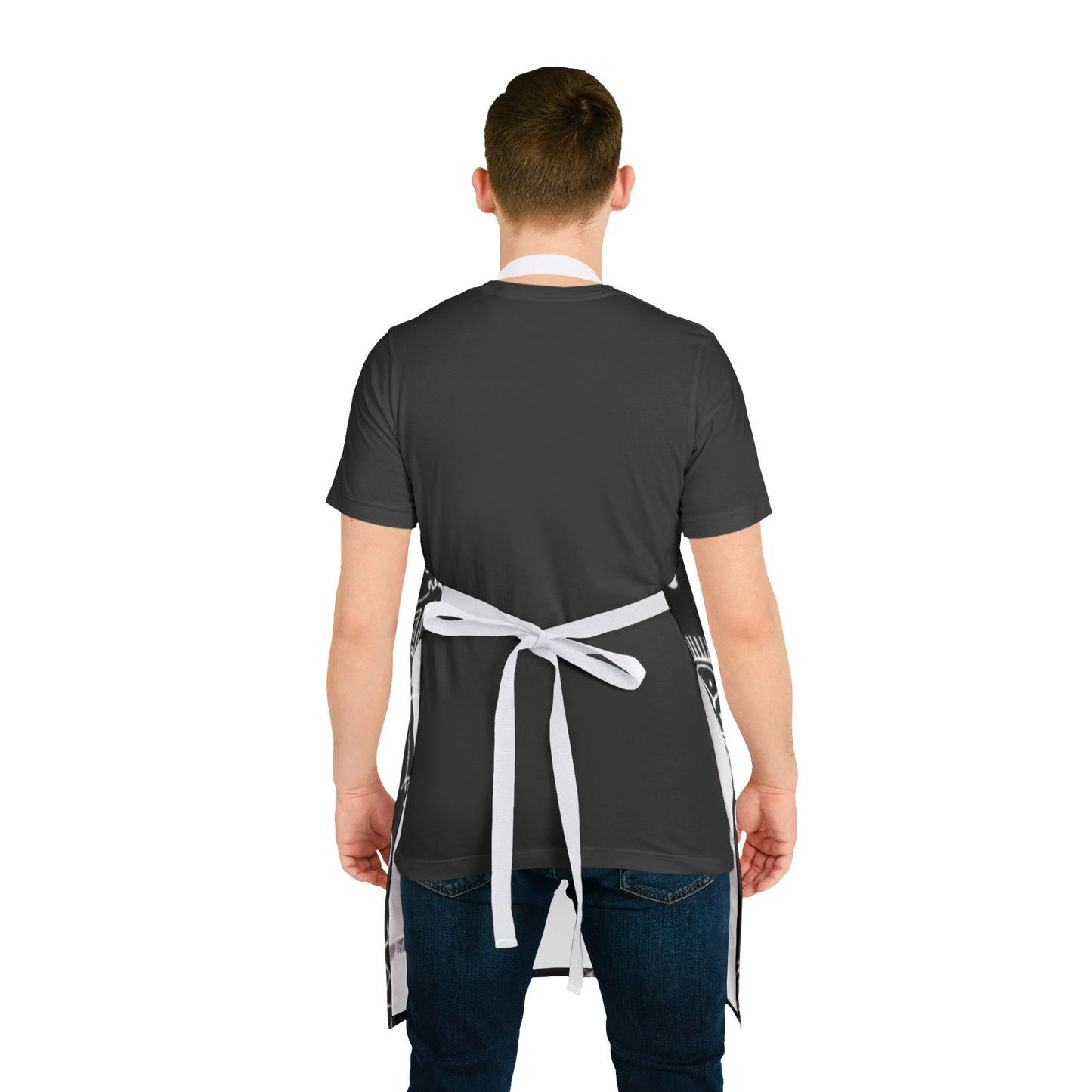 Taino Symbol Apron, 5-Color Straps (AOP)