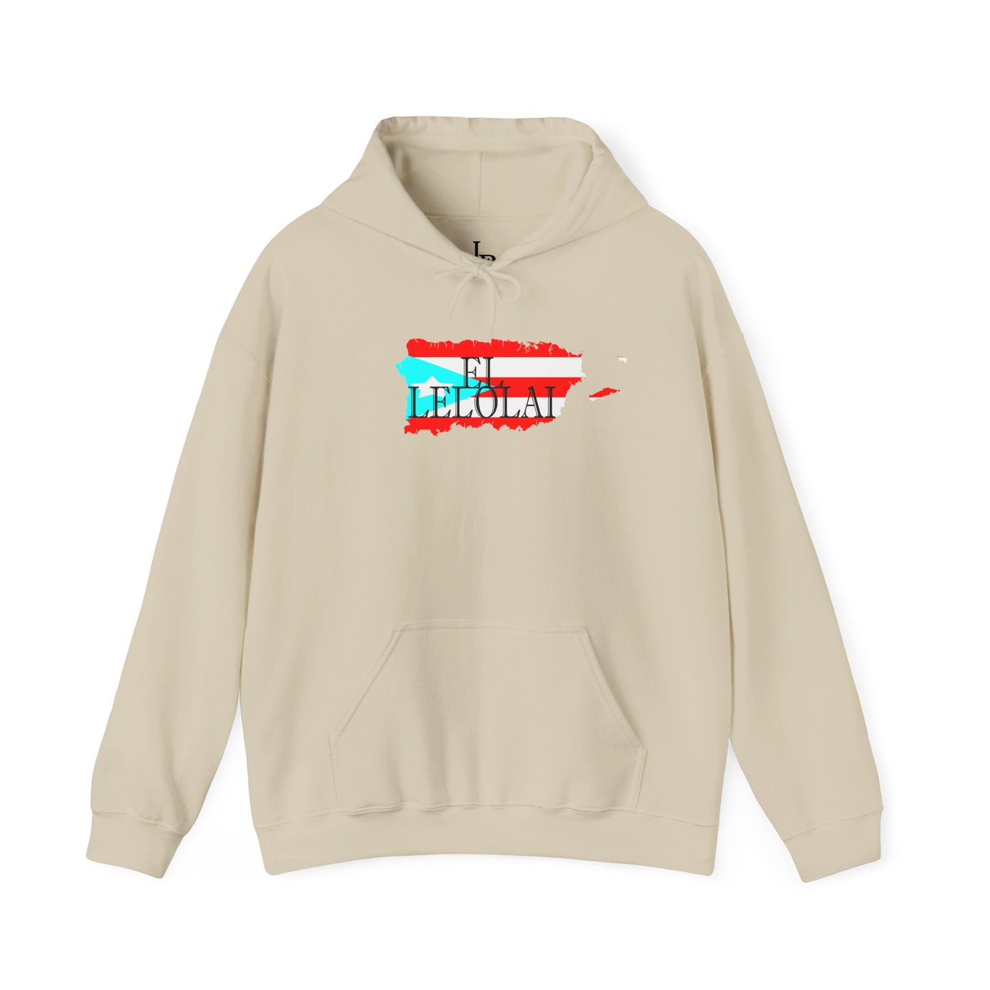 EL LELOLAI PR MAP Unisex Hoodie, Cozy Sweatshirt, Casual Wear, Gifts for Adventures, Pride Apparel, Comfortable Streetwear