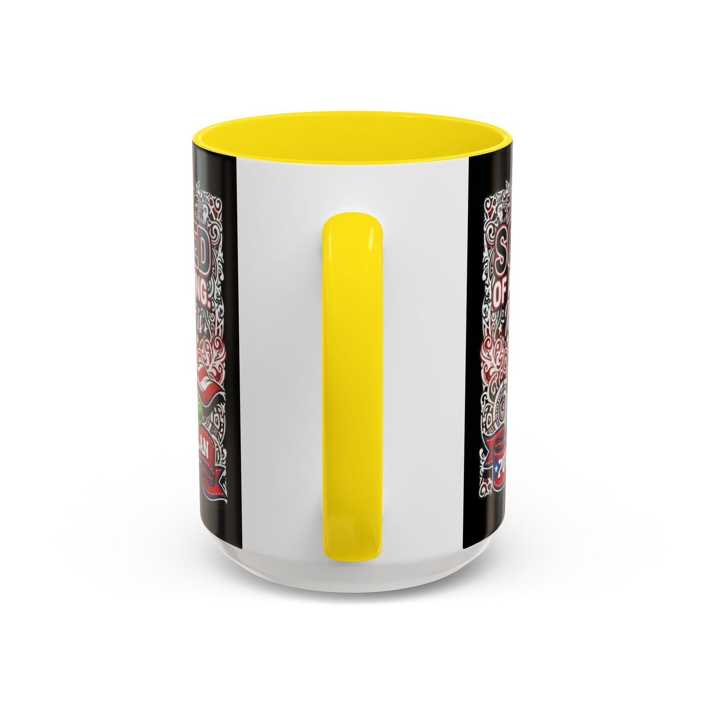 I'M NOT SCARED OF ANYTHING..., Colorful Accent Mugs, 11oz