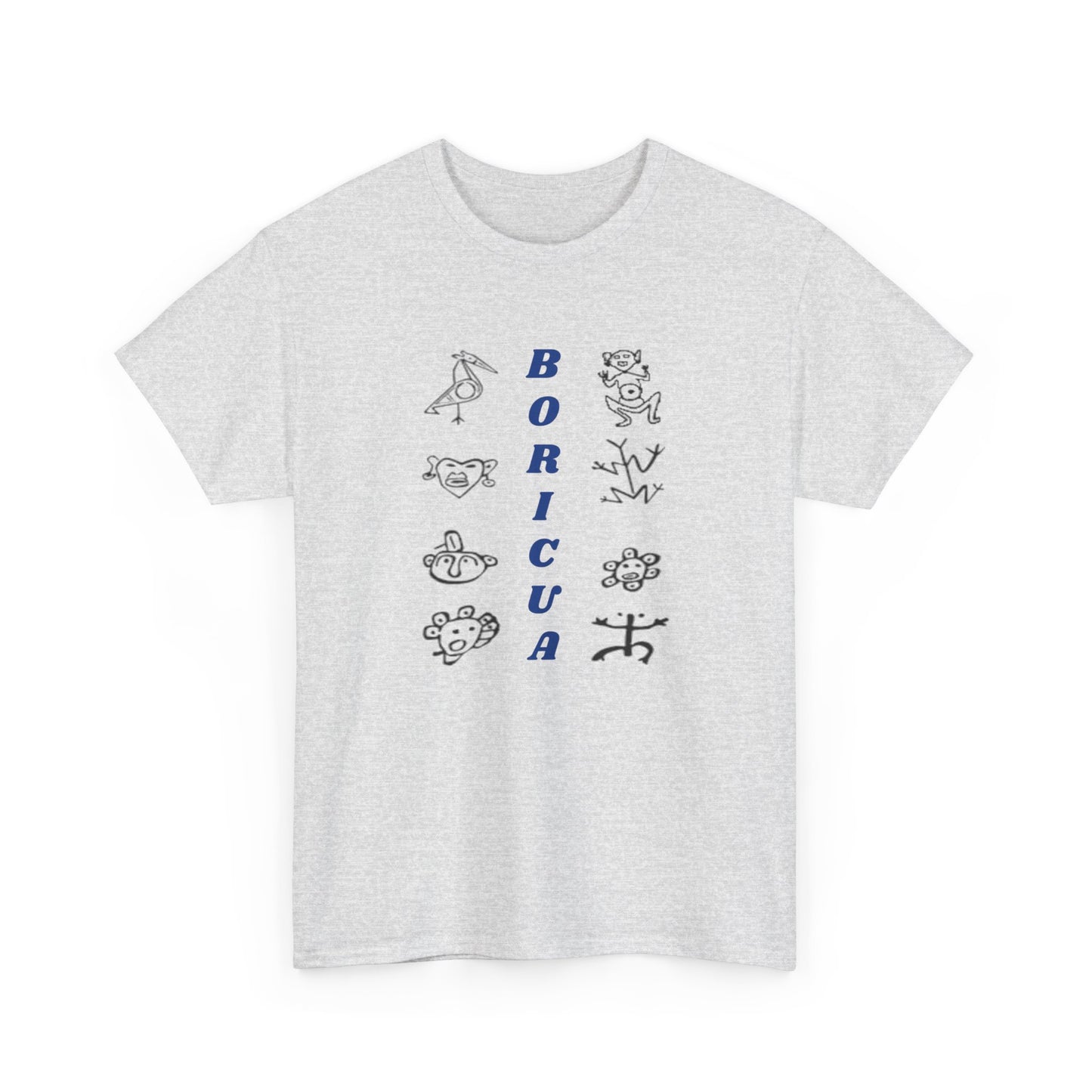Taino Symbols Boricua, Unisex Heavy Cotton Tee