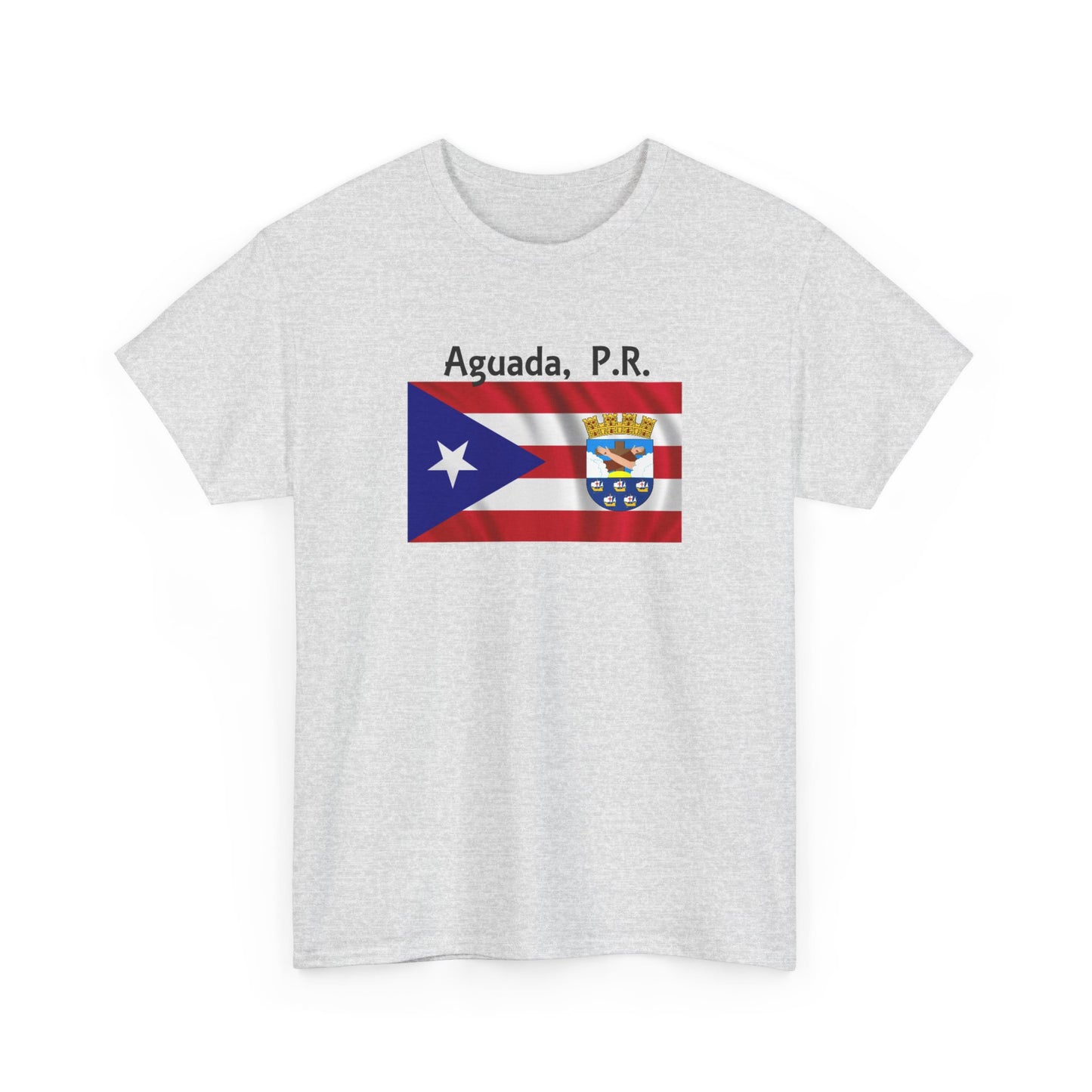Aguada, Puerto Rico, Unisex Heavy Cotton Tee