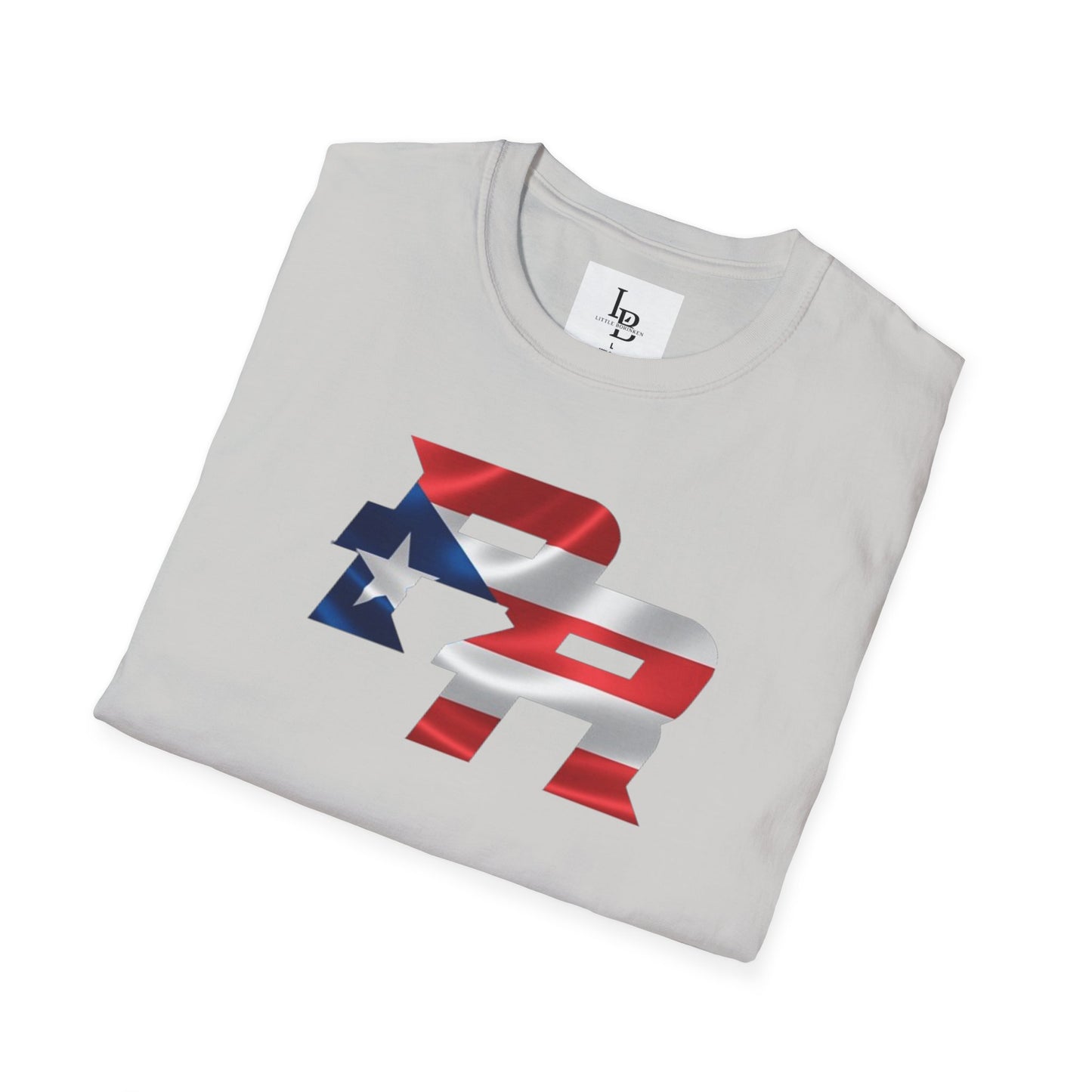 PR Flag interior, Unisex Softstyle T-Shirt