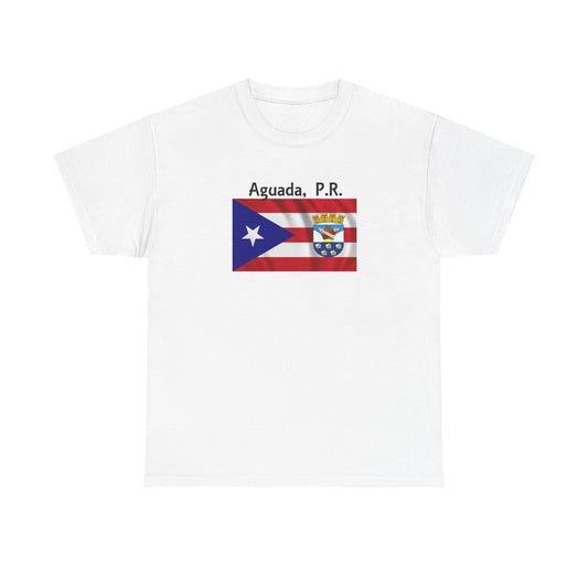 Aguada, Puerto Rico, Unisex Heavy Cotton Tee