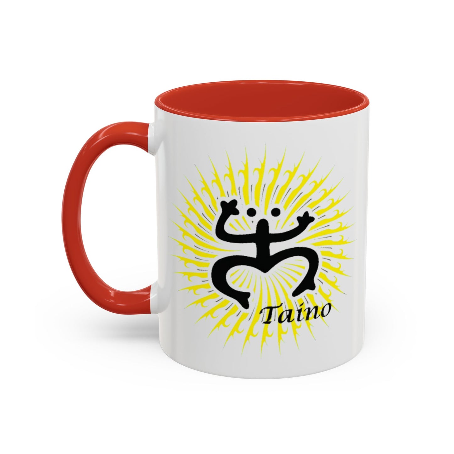 Taino Coqui Sun Colorful Accent Mugs, 11oz