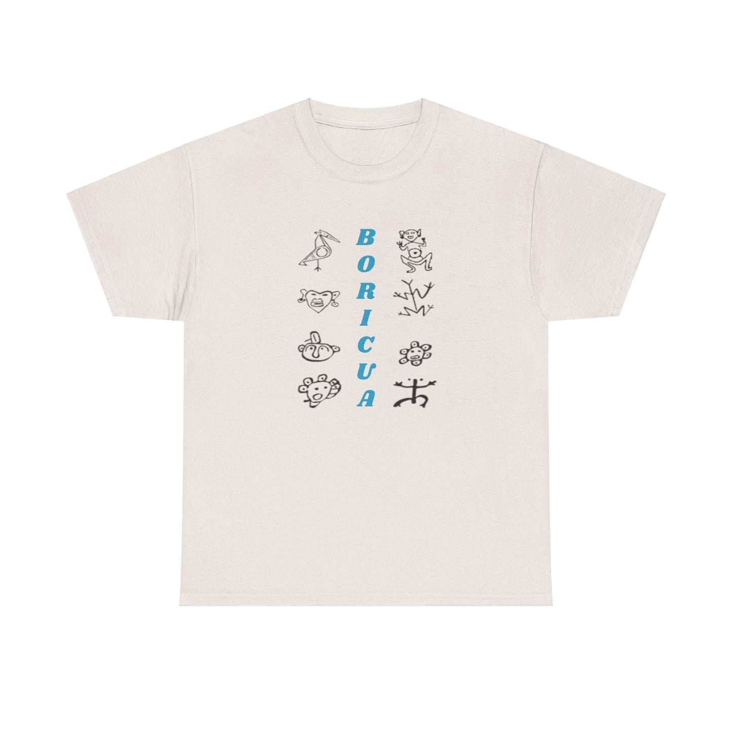 Taino Symbols Boricua, Unisex Heavy Cotton Tee