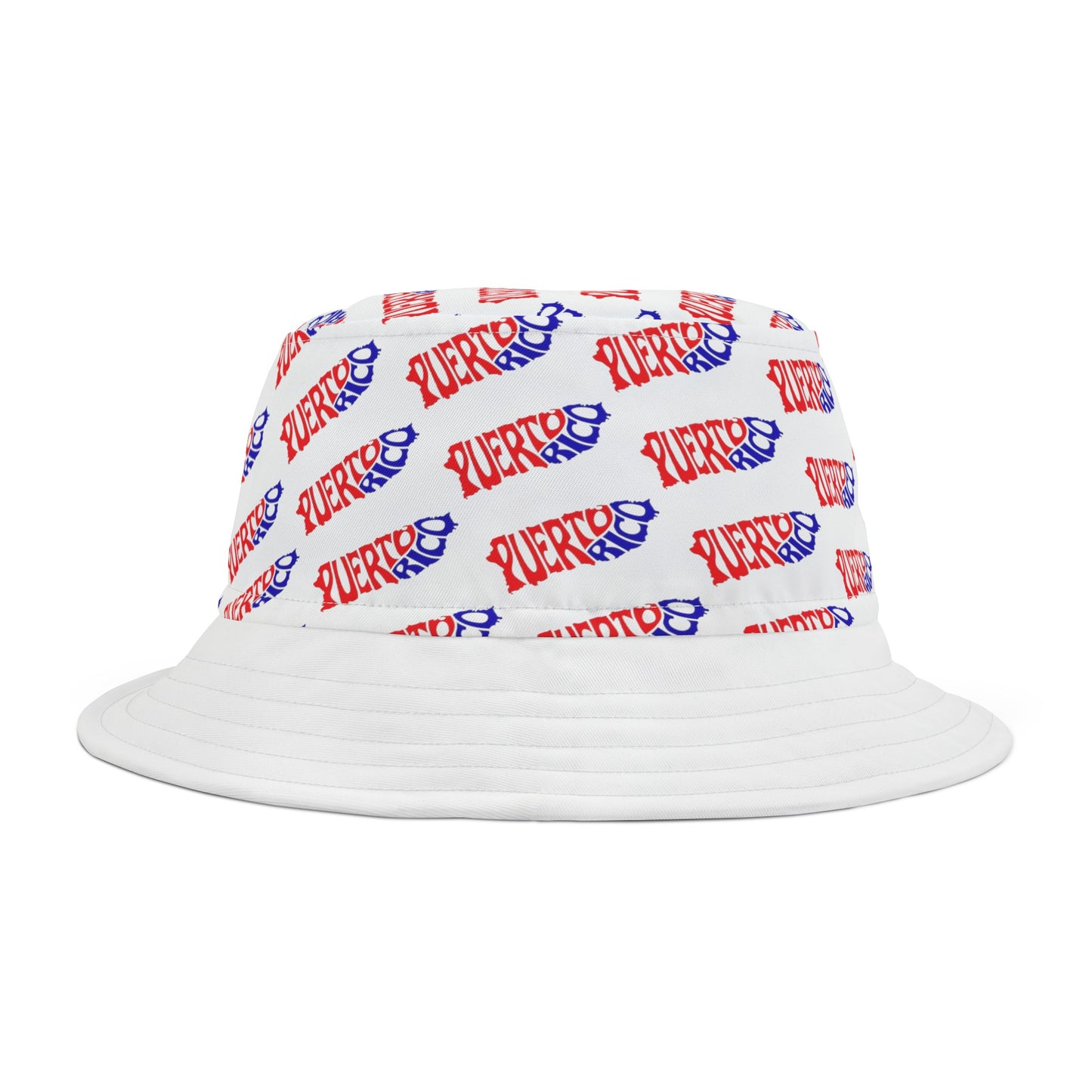Puerto Rico Map, Bucket Hat (AOP)