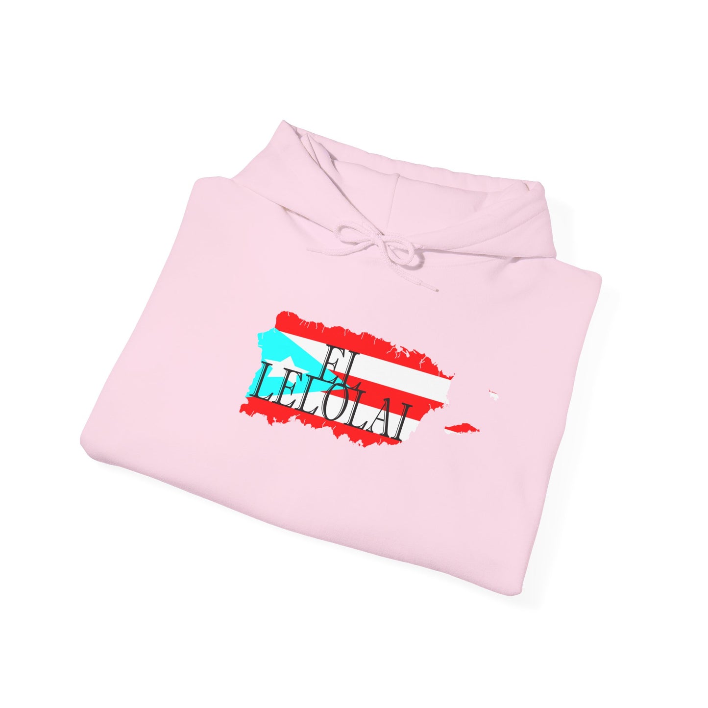 EL LELOLAI PR MAP Unisex Hoodie, Cozy Sweatshirt, Casual Wear, Gifts for Adventures, Pride Apparel, Comfortable Streetwear