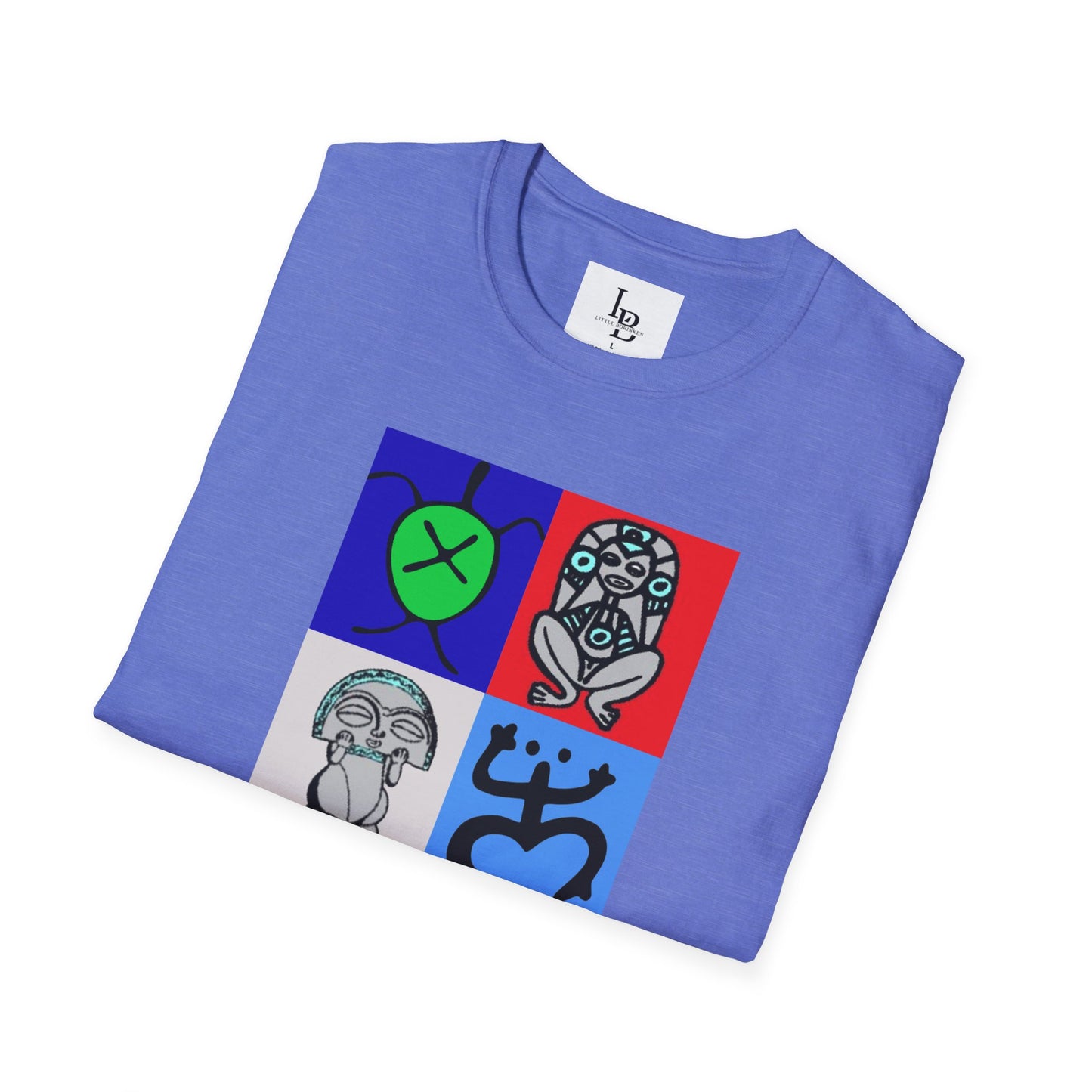 Four Taino Symbols, Unisex Softstyle T-Shirt