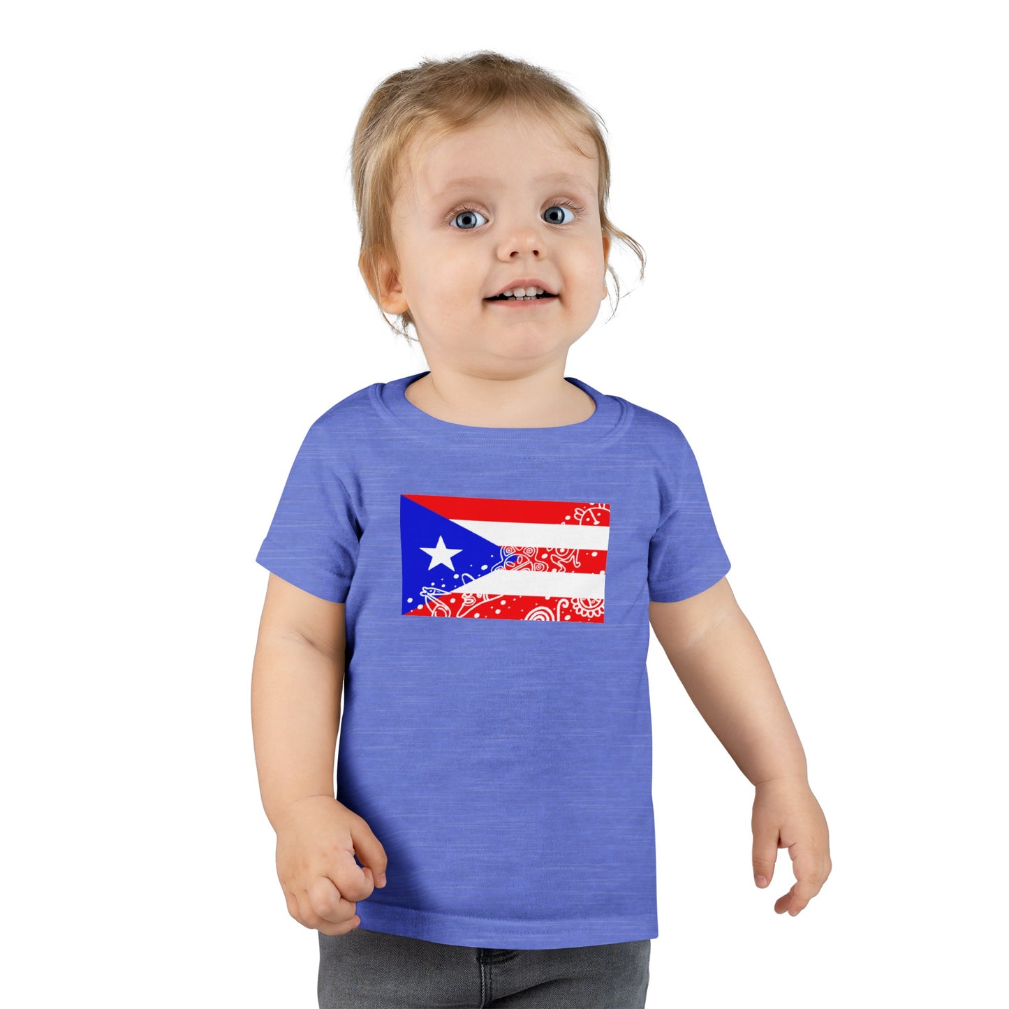 Puerto Rican Flag w/Taino Symbols, Toddler T-shirt