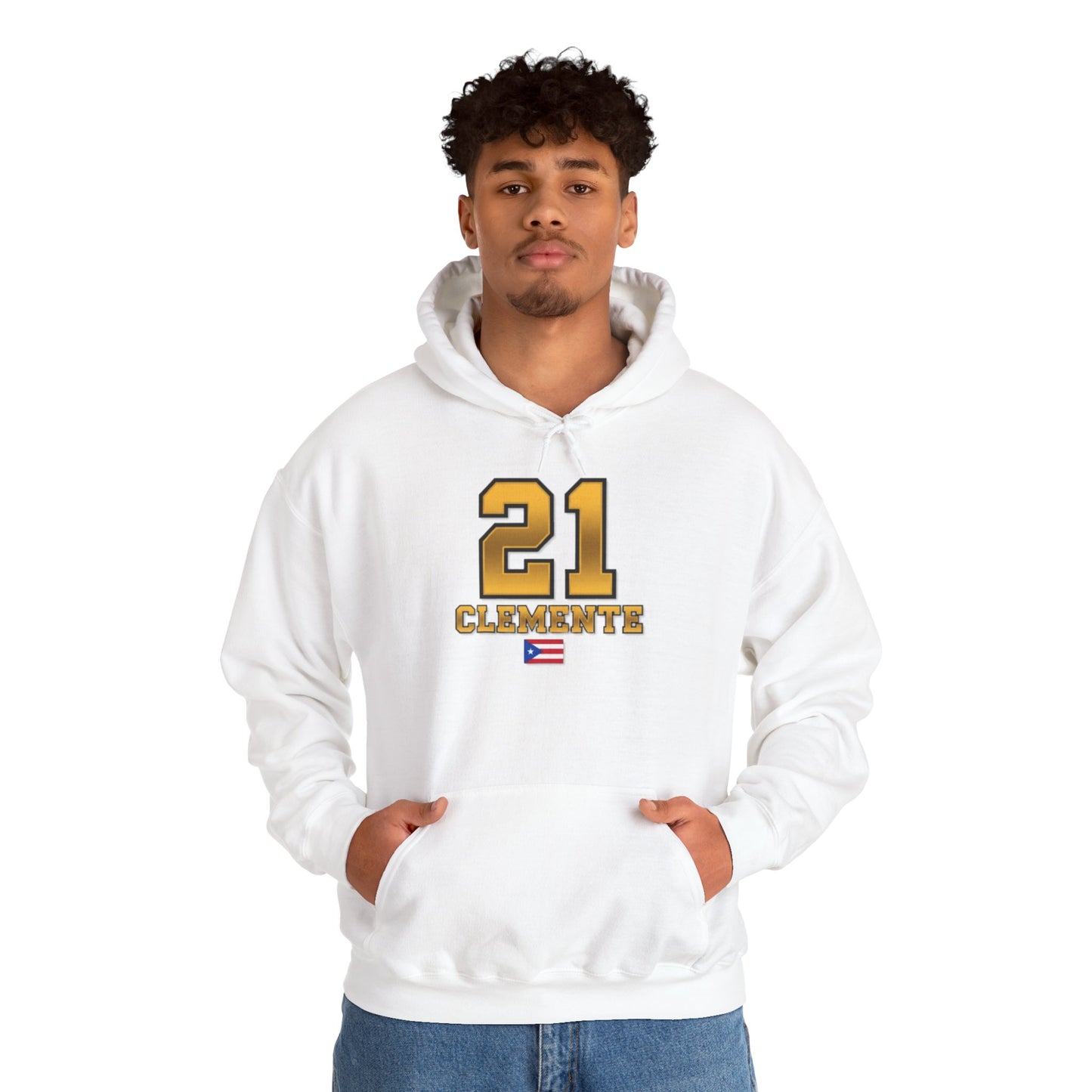 21 Clemente Unisex Hoodie, Cozy Sweatshirt, Casual Wear, Gifts for Adventures, Pride Apparel, Comfortable Streetwear