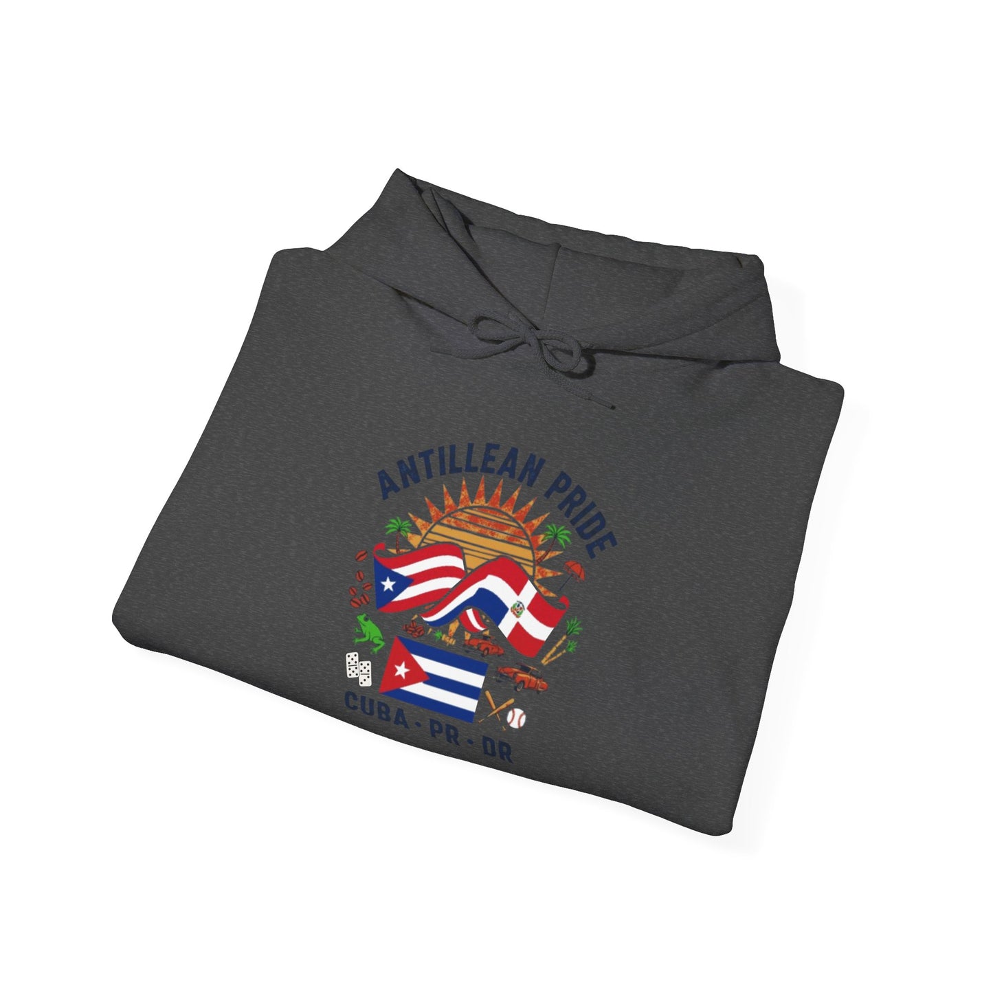 Antillean Pride Unisex Hoodie, Cozy Sweatshirt, Casual Wear, Gifts for Adventures, Pride Apparel, Comfortable Streetwear