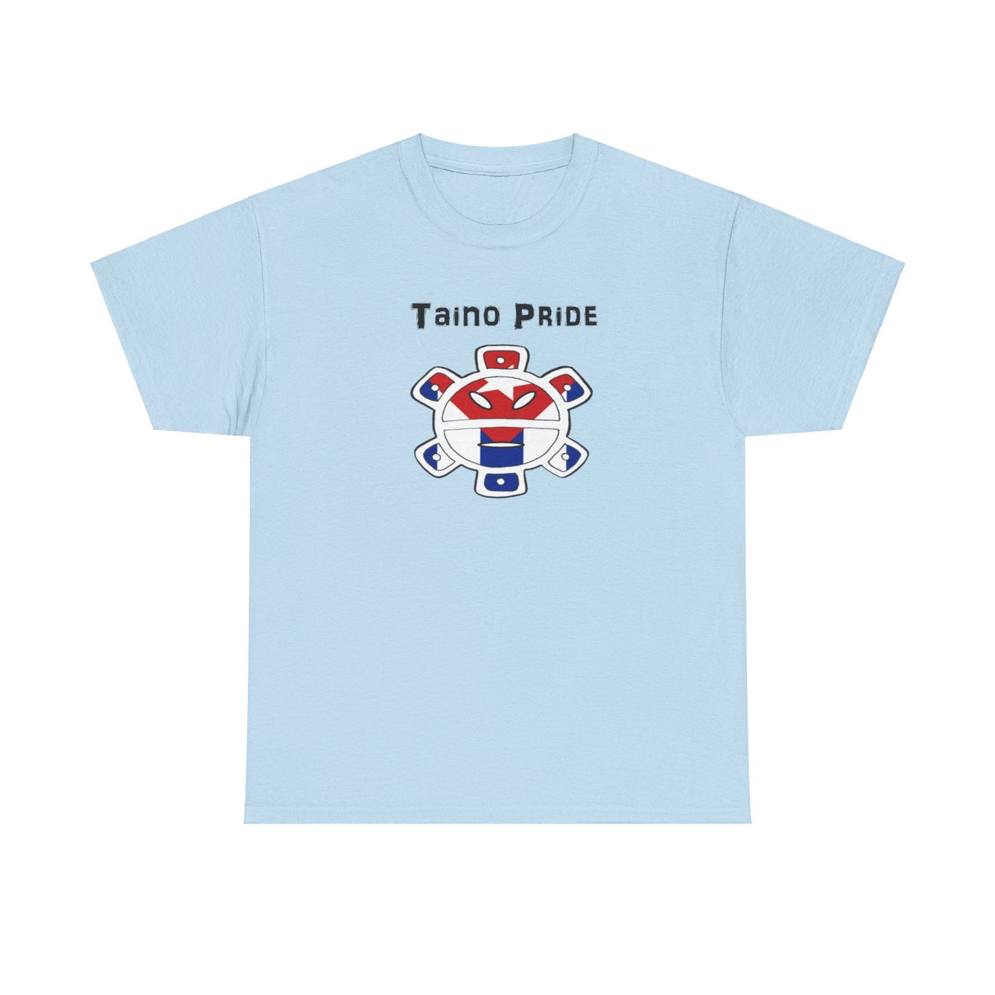 Cuban Flag Taino Pride, Unisex Heavy Cotton Tee