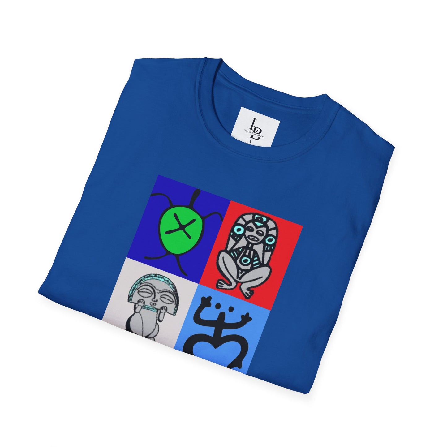 Four Taino Symbols, Unisex Softstyle T-Shirt