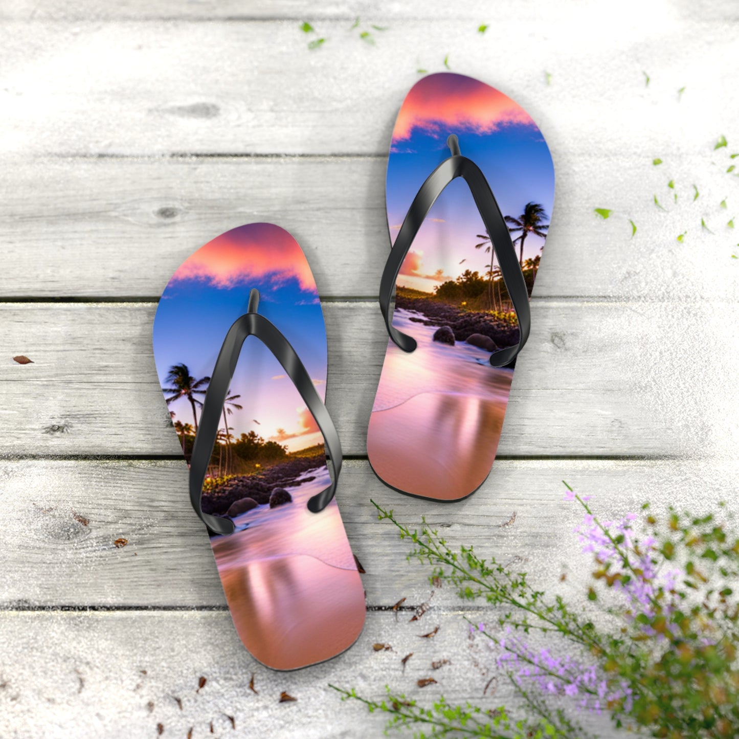 Beach Scene, Flip Flops