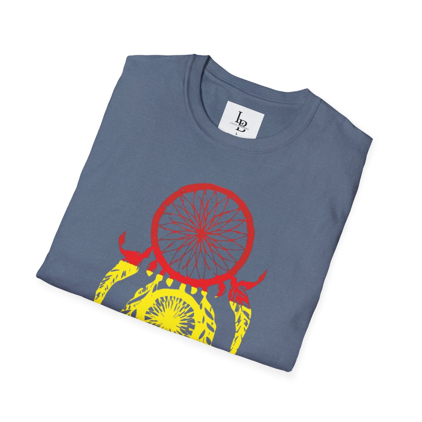 Dream Catcher - Taino Flag colors, Unisex Softstyle T-Shirt