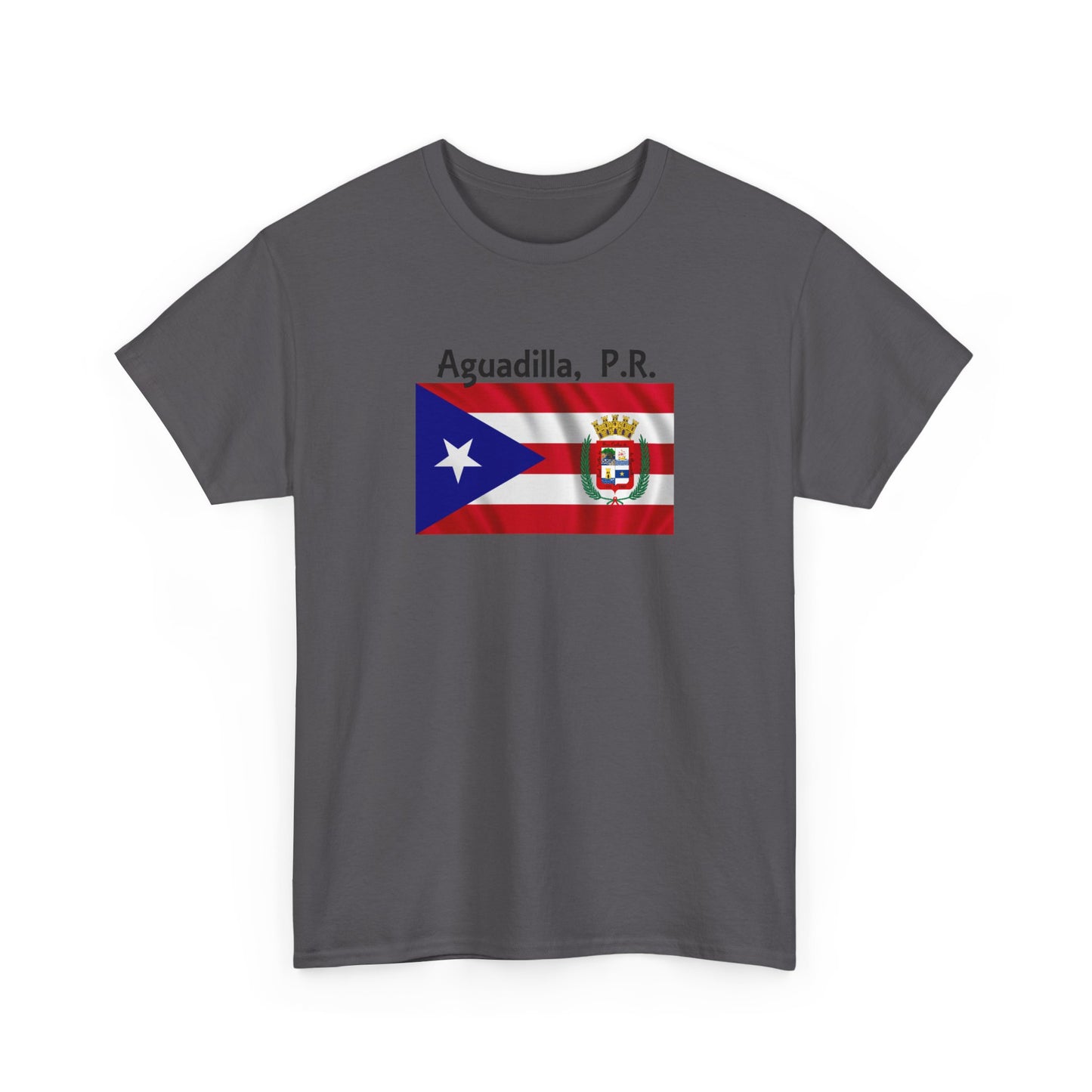 Aguadilla, Puerto Rico, Unisex Heavy Cotton Tee