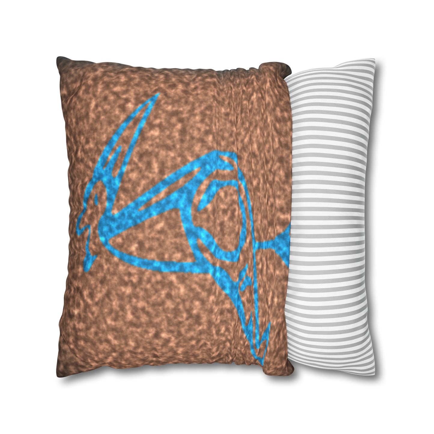Taino Symbols 2 pillow cover, Spun Polyester Square Pillowcase