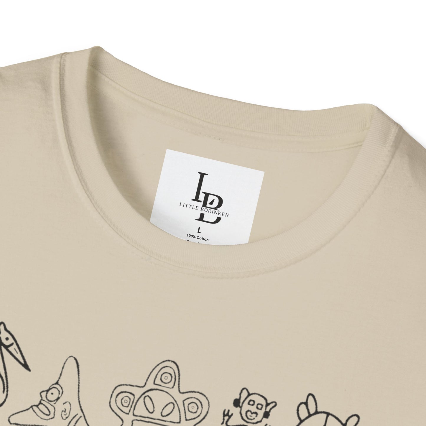 Taino Symbols 5, Unisex Softstyle T-Shirt
